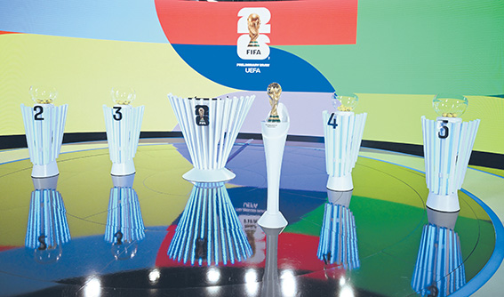 ZURICH, SWITZERLAND - DECEMBER 13: Draw for the 2026 World Cup European qualifiers kicks off in the FIFA headquarters in Zurich, Switzerland on December 13, 2024. The opponents of the Turkish National Football Team will be determined. Dursun Aydemir / Anadolu/ABACAPRESS.COM,Image: 946240821, License: Rights-managed, Restrictions: , Model Release: no, Credit line: AA/ABACA / Abaca Press / Forum