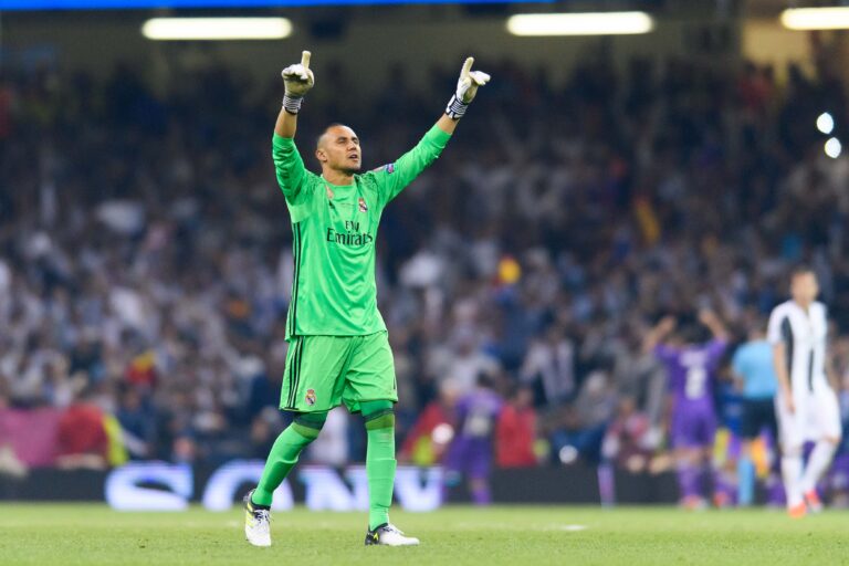 2017.06.03 Cardiff
Pilka nozna Final UEFA Liga Mistrzow sezon 2016/2017
Juventus Turyn - Real Madryt
N/z Keylor Navas radosc
Foto Pawel Andrachiewicz / PressFocus

2017.06.03 Cardiff
Football Final UEFA Champions League season 2016/2017
FC Juventus Turin - Real Madrid
Keylor Navas radosc
Credit: Pawel Andrachiewicz / PressFocus