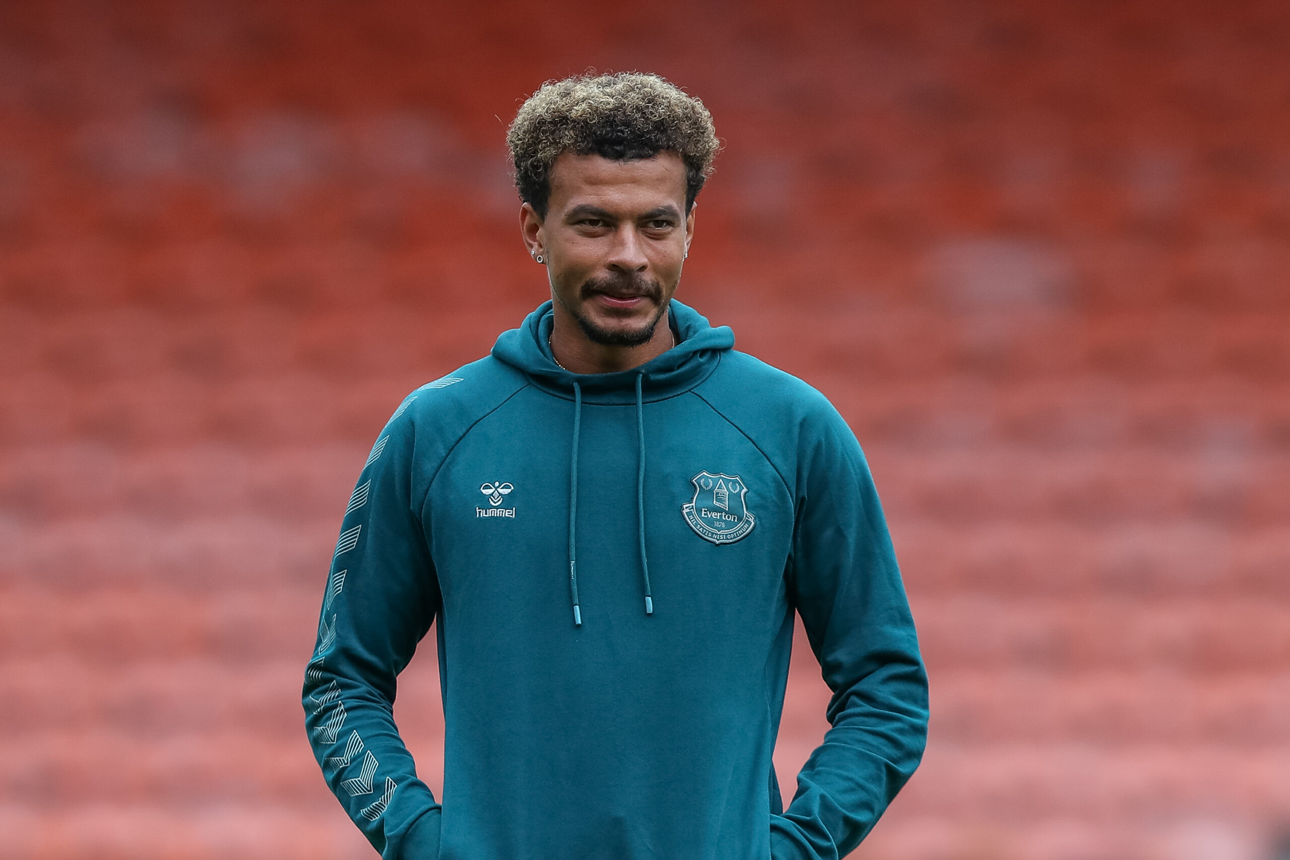 Dele Alli #36 of Everton arrives at the game prior to kick off in Blackpool, United Kingdom on 7/24/2022. (Photo by Gareth Evans/News Images/Sipa USA)
2022.07.24 Blackpool
pilka nozna - sparing
Blackpool v Everton
Foto Gareth Evans/News Images/SIPA USA/PressFocus

!!! POLAND ONLY !!!