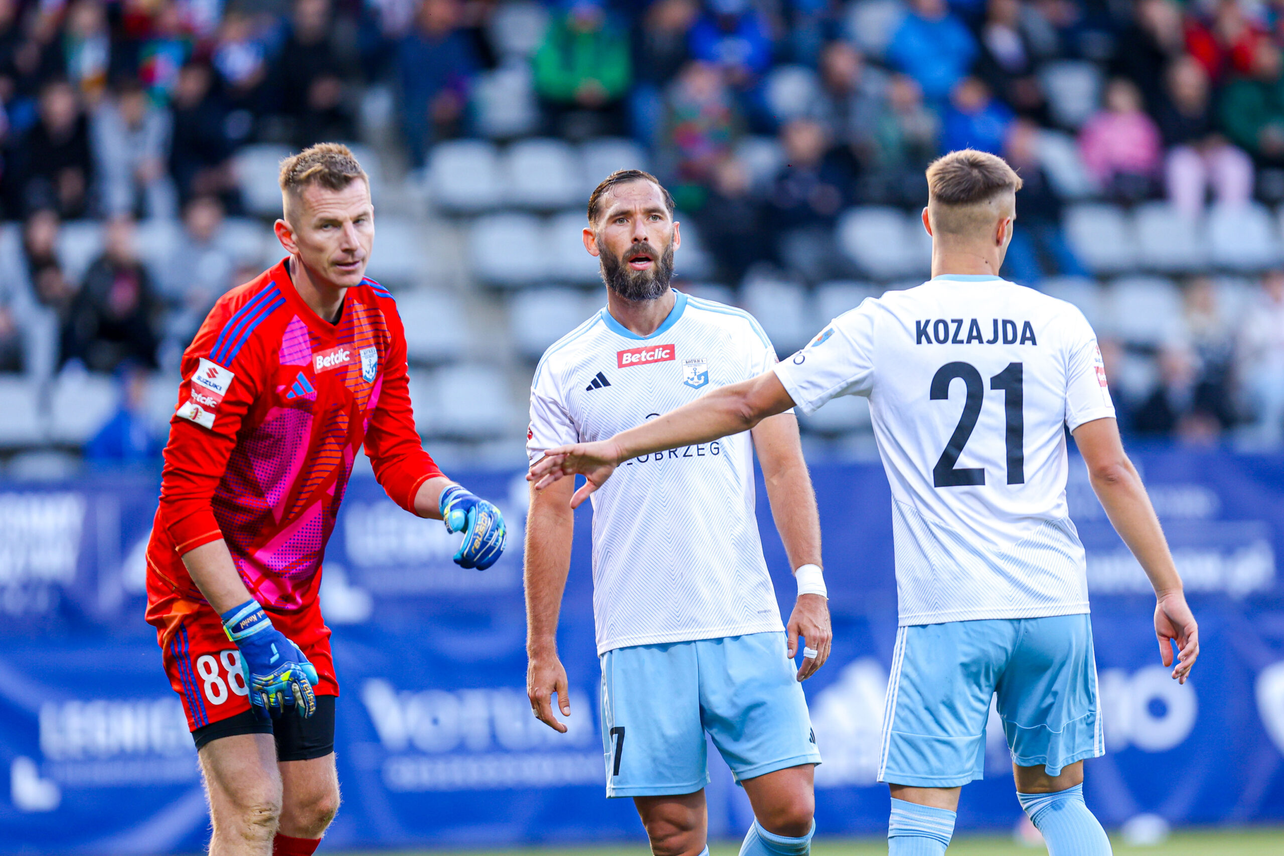 2024.09.29 Legnica
pilka nozna Betclic I Liga, sezon 2024/2025
Miedz Legnica - Kotwica Kolobrzeg
N/z Marek Koziol Michal Kozajda
Foto Mateusz Porzucek PressFocus

2024.09.29 Legnica
Football - Polish first league season 2024/2025
Miedz Legnica - Kotwica Kolobrzeg
Marek Koziol Michal Kozajda
Credit: Mateusz Porzucek PressFocus