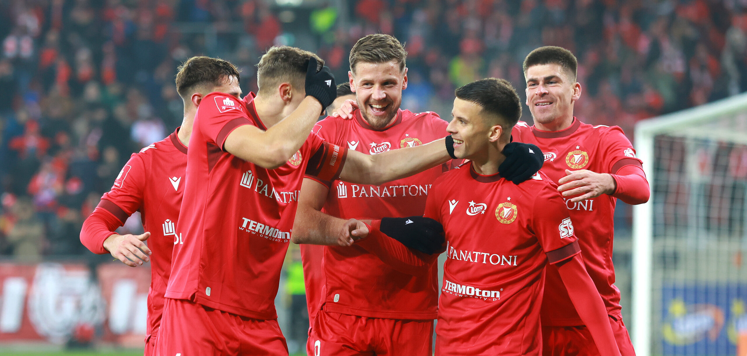 2024.11.09 Lodz
pilka nozna PKO Ekstraklasa sezon 2024/2025 
Widzew Lodz - Zaglebie lubin
N/z Mateusz Zyro Jakub Sypek gol radosc Imad Rondic
Foto Artur Kraszewski / PressFocus 

2024.11.09  Lodz 
Football - Polish PKO Ekstraklasa season 2024/2025 
Widzew Lodz - Zaglebie Lubin
JMateusz Zyro akub Sypek Imad Rondic
Credit: Artur Kraszewski / PressFocus