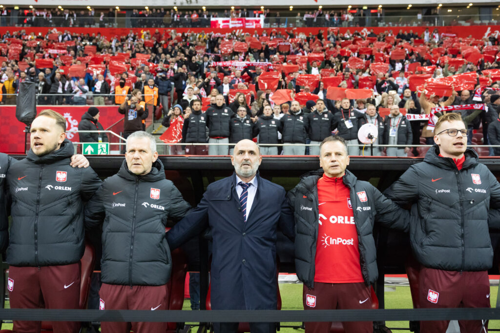 2024.11.18 Warszawa
pilka nozna UEFA Liga Narodow
Polska - Szkocja
N/z Michal Probierz (trener, head coach)
Foto Marcin Karczewski / PressFocus

2024.11.18 Warsaw
Football - UEFA Nations League
Poland - Scotland
Michal Probierz (trener, head coach)
Credit: Marcin Karczewski / PressFocus