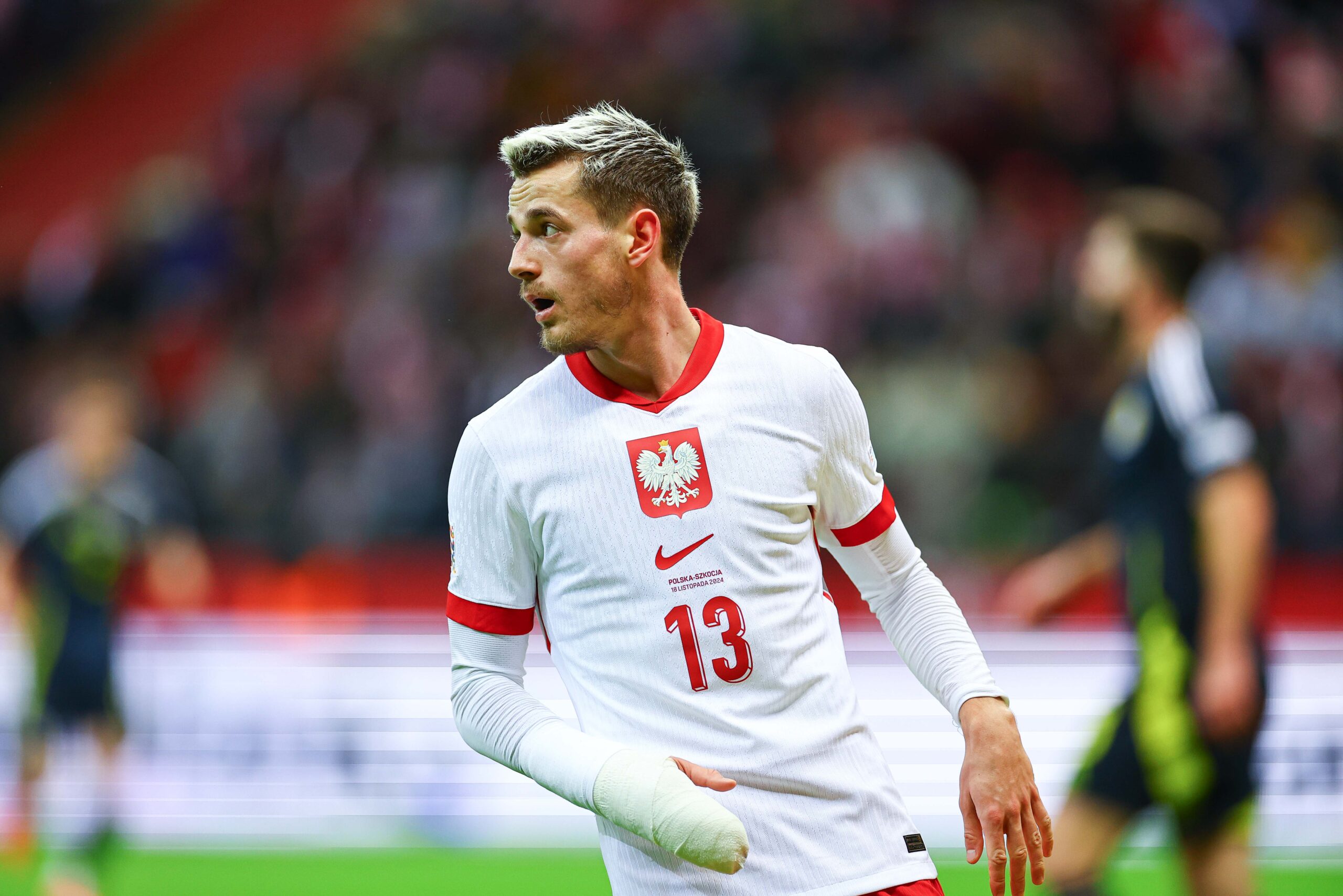 2024.11.18 Warszawa
pilka nozna UEFA Liga Narodow
Polska - Szkocja
N/z Jakub Kaminski
Foto Pawel Andrachiewicz / PressFocus

2024.11.18 Warsaw
Football - UEFA Nations League
Poland - Scotland
Jakub Kaminski
Credit: Pawel Andrachiewicz / PressFocus