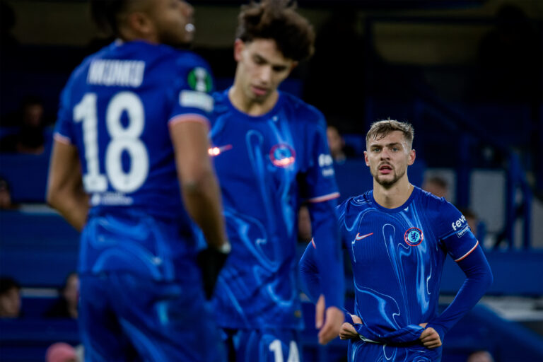 London, England, December 19 2024: Kiernan Dewsbury-Hall (22 Chelsea) during the UEFA Conference League game between Chelsea and Shamrock Rovers at Stamford Bridge in London, England.  (Pedro Porru / SPP) (Photo by Pedro Porru / SPP/Sipa USA)
2024.12.19 Londyn
pilka nozna liga Konferencji
Chelsea Londyn - Shamrock Rovers
Foto Pedro Porru/SPP/SIPA USA/PressFocus

!!! POLAND ONLY !!!