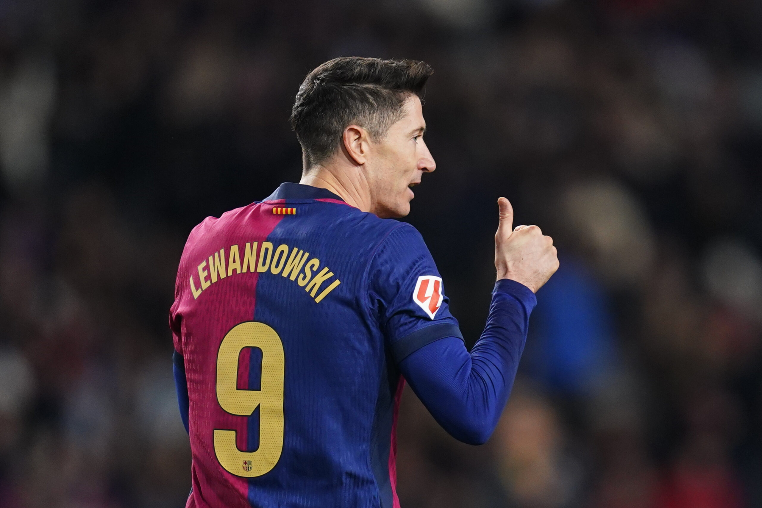 Robert Lewandowski of FC Barcelona during the La Liga EA Sports match between FC Barcelona and Atletico de Madrid played at Lluis Companys Stadium on December 21, 2024 in Barcelona, Spain. (Photo by Sergio Ruiz / Imago)  (Photo by pressinphoto/Sipa USA)
2024.12.21 Barcelona
pilka nozna liga hiszpanska
FC Barcelona - Atletico Madryt
Foto Sergio Ruiz/Imago/PRESSINPHOTO/SIPA USA/PressFocus

!!! POLAND ONLY !!!