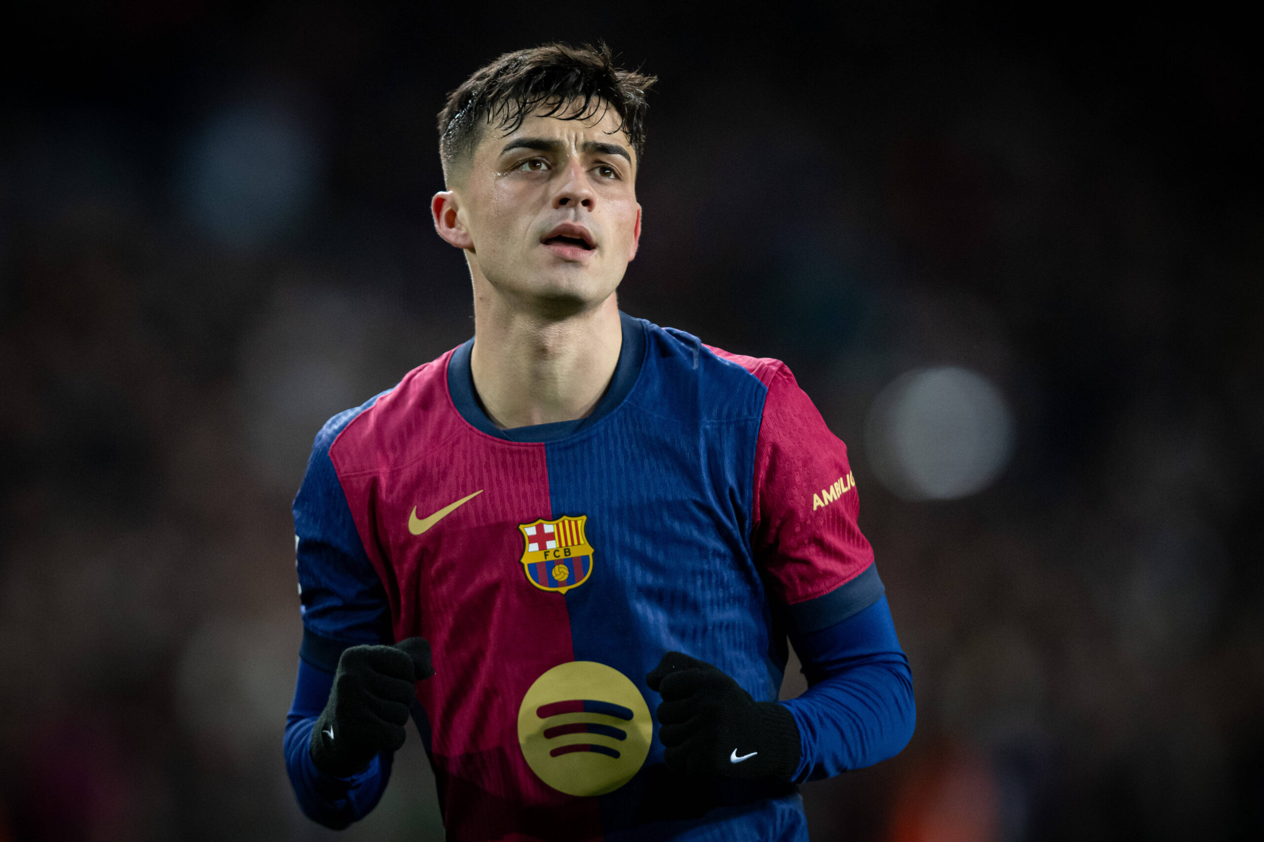 Pedro Gonzalez Pedri FC Barcelona, Barca celebrates during a La Liga EA Sports match between FC Barcelona and Atletico de Madrid at Estadi Olimpic Lluis Companys in Barcelona, Barcelona, Spain, on December 21 2024. Photo by Felipe Mondino PUBLICATIONxNOTxINxITA Copyright: xFelipexMondino/IPAxSportx/xipa-agency.netx/xx IPA_52555763 IPA_Agency_IPA52555763
2024.12.21 Barcelona
pilka nozna liga hiszpanska
LaLiga sezon 2024/2025
Foto IMAGO/PressFocus

!!! POLAND ONLY !!!