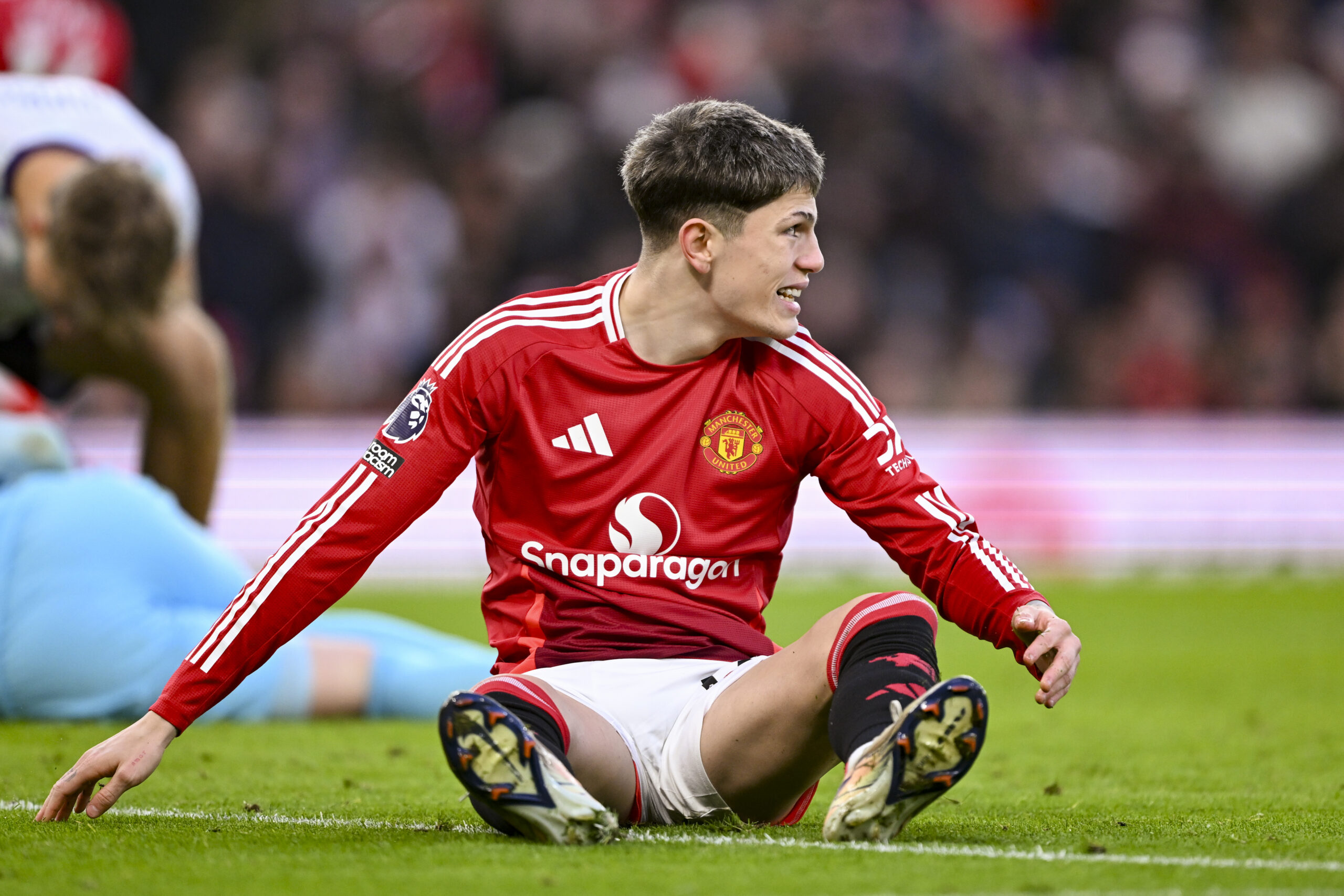 MANCHESTER, ENGLAND - DECEMBER 22: Alejandro Garnacho of Man. United during the Premier League 2024/25 Matchweek 17 match between Manchester United FC and AFC Bournemouth at Old Trafford on December 22, 2024 in Manchester, England.  (Richard Callis / SPP) (Photo by Richard Callis / SPP/Sipa USA)
2024.12.22 Manchester
pilka nozna liga angielska
Manchester United FC - AFC Bournemouth
Foto Richard Callis / SPP/SIPA USA/PressFocus

!!! POLAND ONLY !!!