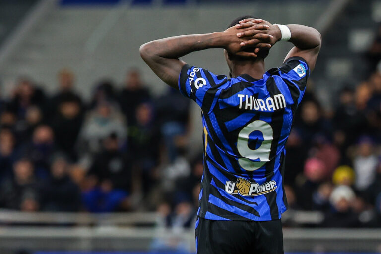 Marcus Thuram of FC Internazionale seen during Serie A 2024/25 football match between FC Internazionale and Como 1907 at San Siro Stadium. Final Score; FC Internazionale 2 - 0 Como 1907. (Photo by Fabrizio Carabelli / SOPA Images/Sipa USA)
2024.12.23 Mediolan
pilka nozna liga wloska
Inter Mediolan - Como 1907
Foto Fabrizio Carabelli/SOPA Images/SIPA USA/PressFocus

!!! POLAND ONLY !!!