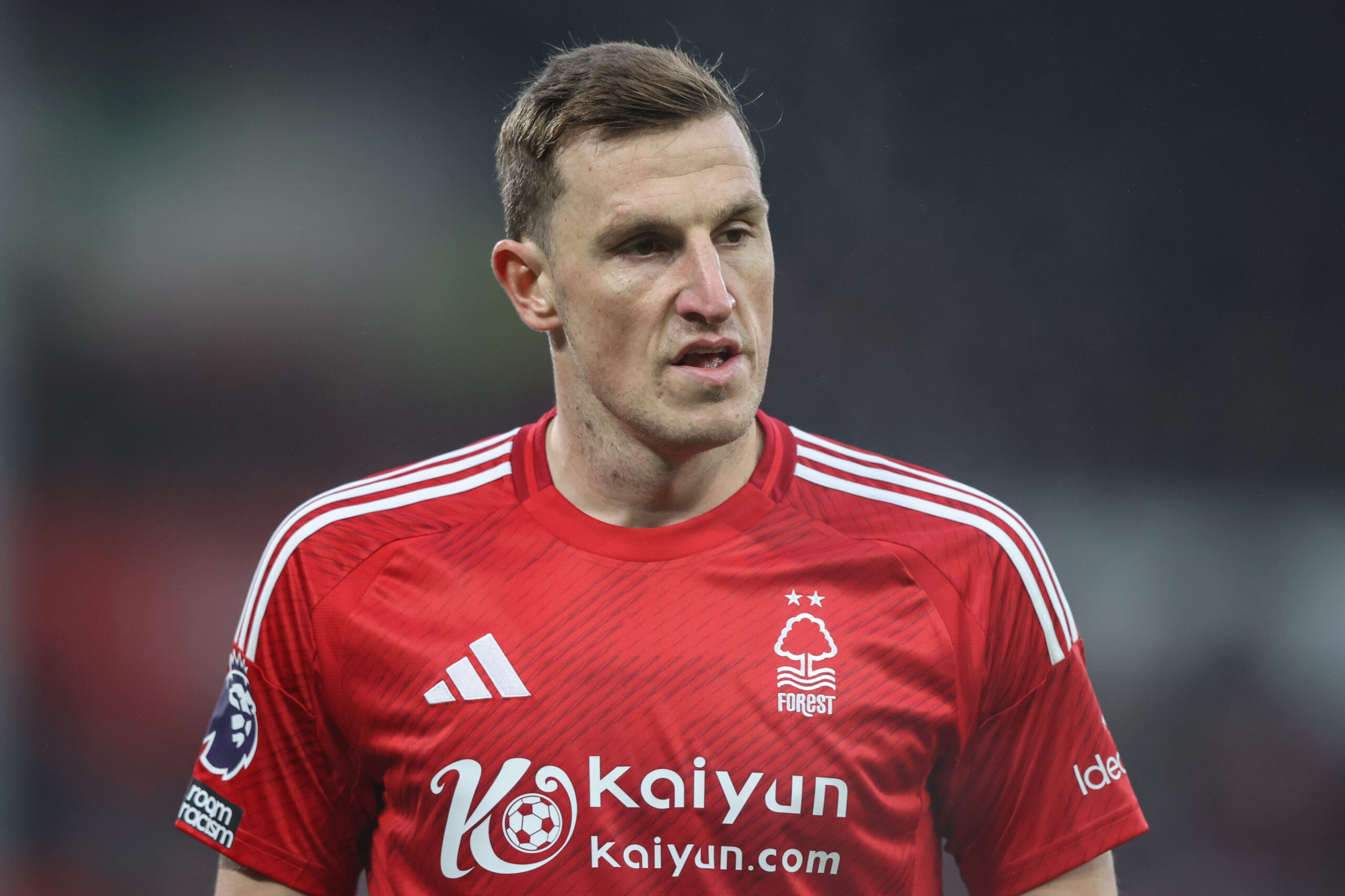 Chris Wood of Nottingham Forest during the Premier League match Nottingham Forest vs Tottenham Hotspur at City Ground, Nottingham, United Kingdom, 26th December 2024

(Photo by Alfie Cosgrove/News Images) in Nottingham, United Kingdom on 12/26/2024. (Photo by Alfie Cosgrove/News Images/Sipa USA)
2024.12.26 Nottingham
pilka nozna liga angielska
Nottingham Forest - Tottenham Hotspur
Foto News Images/SIPA USA/PressFocus

!!! POLAND ONLY !!!