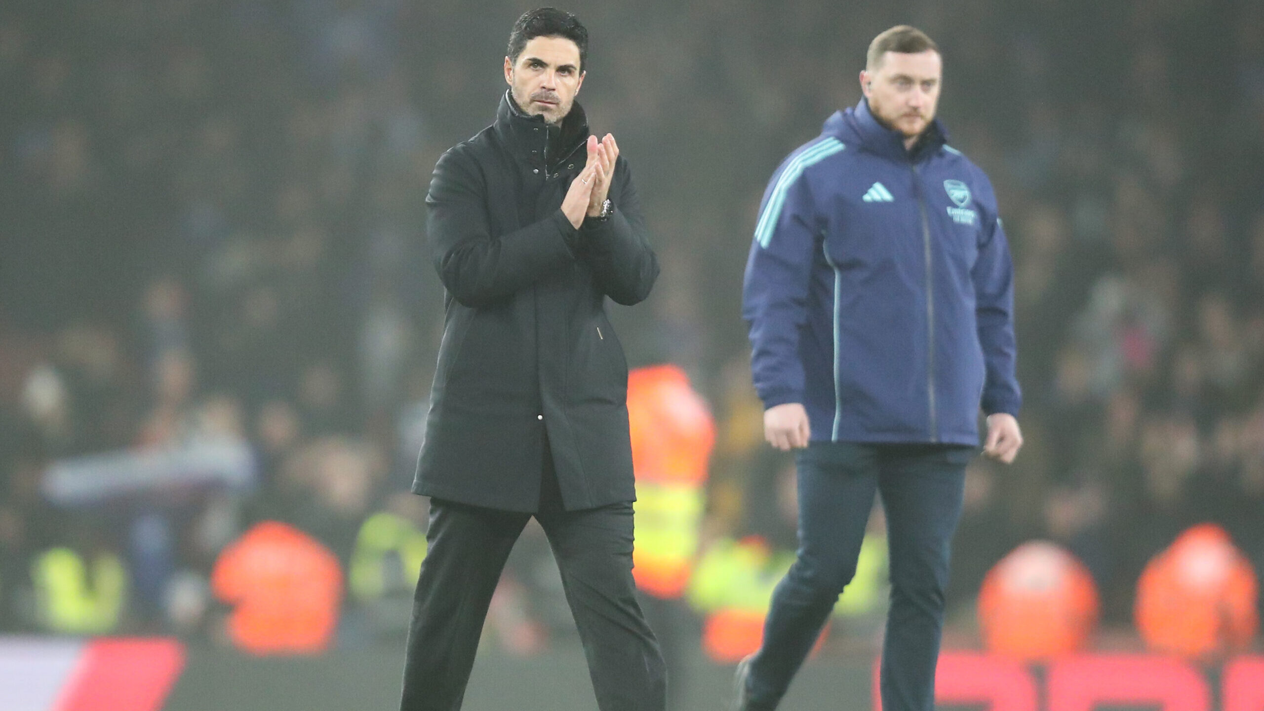 Mikel Arteta manager of Arsenal applauds the home fans after the Premier League match Arsenal vs Ipswich Town at Emirates Stadium, London, United Kingdom, 27th December 2024

(Photo by Izzy Poles/News Images) in London, United Kingdom on 12/27/2024. (Photo by Izzy Poles/News Images/Sipa USA)
2024.12.27 London
pilka nozna liga angielska
Arsenal - Ipswich Town
Foto Izzy Poles/News Images/SIPA USA/PressFocus

!!! POLAND ONLY !!!