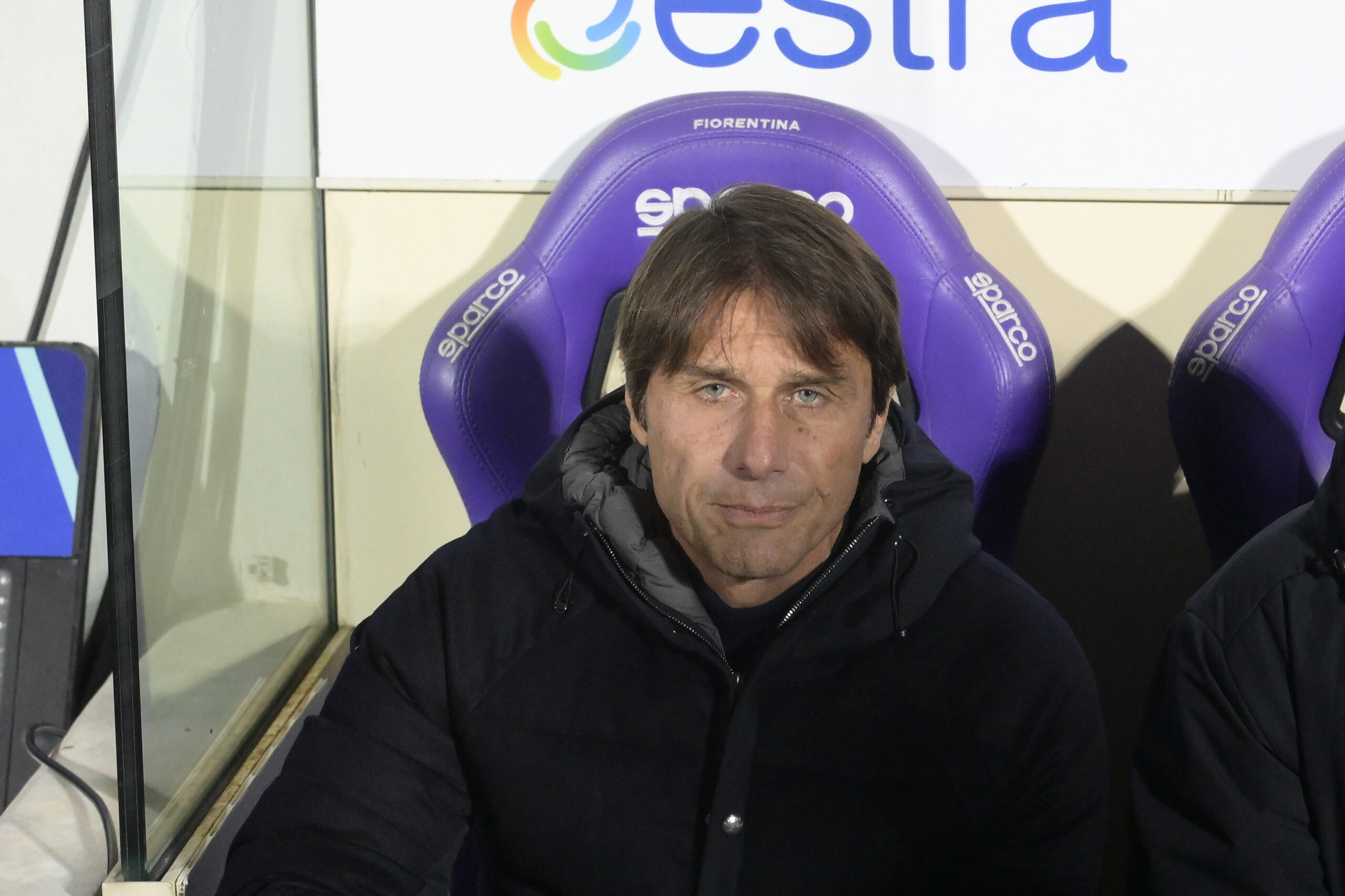 NapoliÕs head coach Antonio Conte during the Serie A Enilive 2024/2025 match between Fiorentina and Napoli  - Serie A Enilive at Artemio Franchi Stadium - Sport, Soccer - Florence, Italy - Saturday January 4, 2025 (Photo by Fabrizio Corradetti/LaPresse) (Photo by Fabrizio Corradetti/LaPresse/Sipa USA)
2025.01.04 Florencja
pilka nozna Liga Wloska
ACF Fiorentina - SSC Napoli
Foto Fabrizio Corradetti/LaPresse/SIPA USA/PressFocus

!!! POLAND ONLY !!!