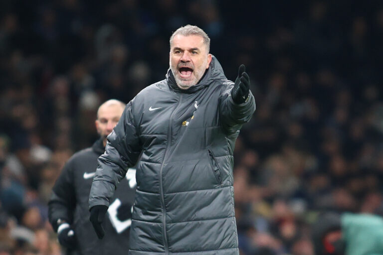 London, England, January 8th 2025: Tottenham Hotspur manager Ange Postecoglou during the EFL Cup match between Tottenham Hotspur and Liverpool at Tottenham Hotspur Stadium  in London, England  (Alexander Canillas/SPP) (Photo by Alexander Canillas/SPP/Sipa USA)
2025.01.08 Londyn
pilka nozna Puchar Ligi Angielskiej
Tottenham Hotspur - FC Liverpool
Foto Alexander Canillas/SPP/SIPA USA/PressFocus

!!! POLAND ONLY !!!