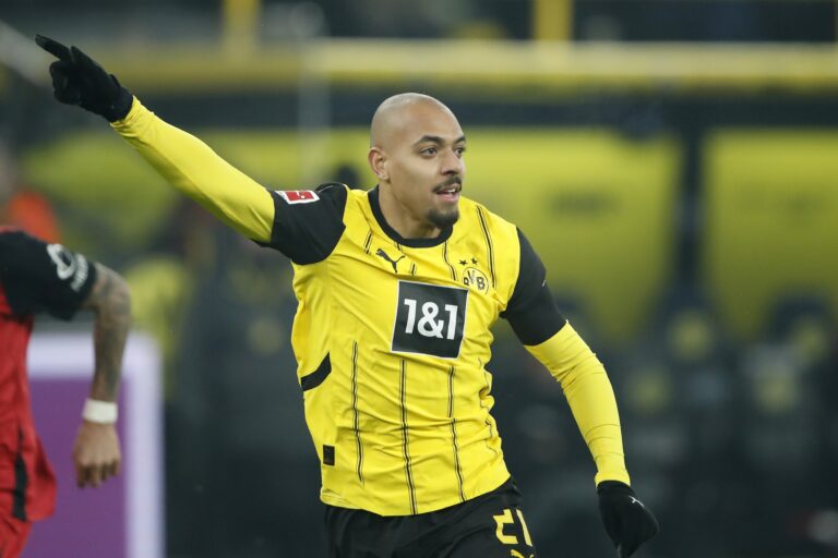 1/10/2025 - DORTMUND - Donyell Malen of Borussia Dortmund during the Bundesliga match between Borussia Dortmund and Bayer Leverkusen at Signal Iduna Park on Jan. 10, 2025 in Dortmund, Germany. ANP | Hollandse Hoogte | BART STOUTJESDIJK /ANP/Sipa USA
2025.01.10 Dortmund
pilka nozna liga niemiecka
Borussia Dortmund - Bayer 04 Leverkusen
Foto ANP/SIPA USA/PressFocus

!!! POLAND ONLY !!!