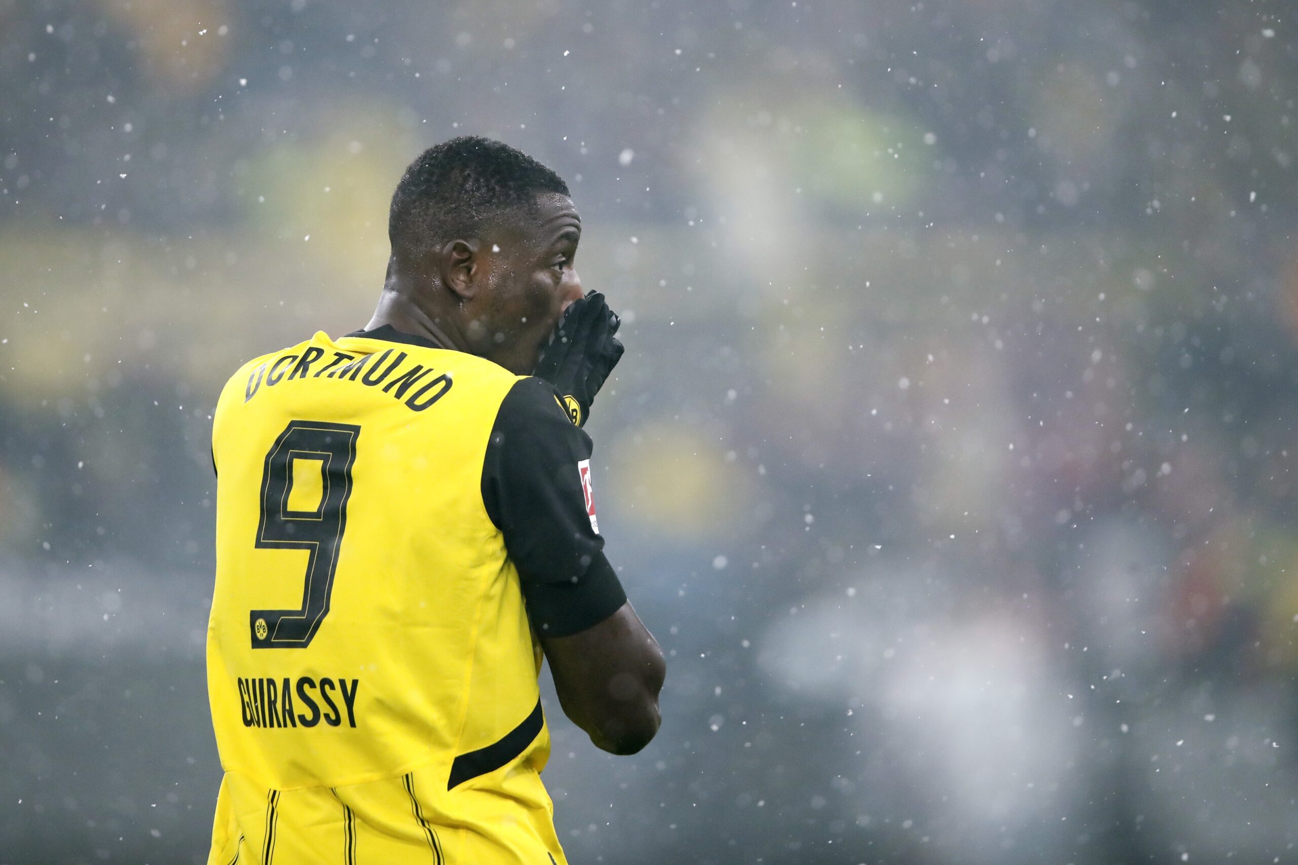 1/10/2025 - DORTMUND - Serhou Guirassy of Borussia Dortmund balks during the Bundesliga match between Borussia Dortmund and Bayer Leverkusen at Signal Iduna Park on Jan. 10, 2025 in Dortmund, Germany. ANP | Hollandse Hoogte | BART STOUTJESDIJK /ANP/Sipa USA
2025.01.10 Dortmund
pilka nozna liga niemiecka
Borussia Dortmund - Bayer 04 Leverkusen
Foto ANP/SIPA USA/PressFocus

!!! POLAND ONLY !!!