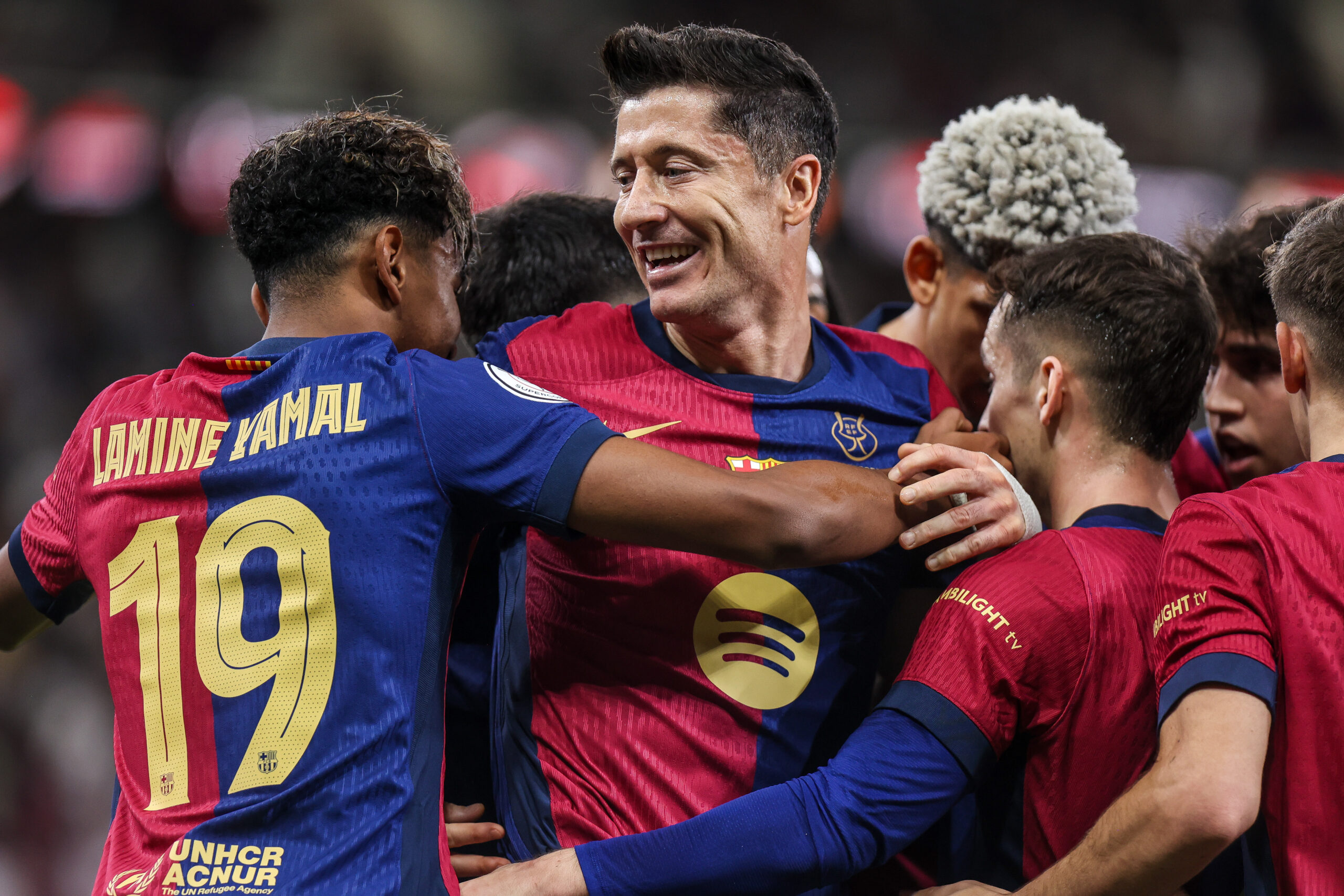 2025.01.12 Jeddah King Abdullah Sports City
pilka nozna Superpuchar Hiszpanii final 2025
Real Madryt - FC Barcelona
N/z Robert Lewandowski gol bramka radosc rzut karny
Foto Szymon Gorski / PressFocus

2025.01.12 Jeddah King Abdullah Sports City
Football Spanish Super Cup final 2025
Real Madryt - FC Barcelona
Robert Lewandowski gol bramka radosc rzut karny
Credit: Szymon Gorski / PressFocus