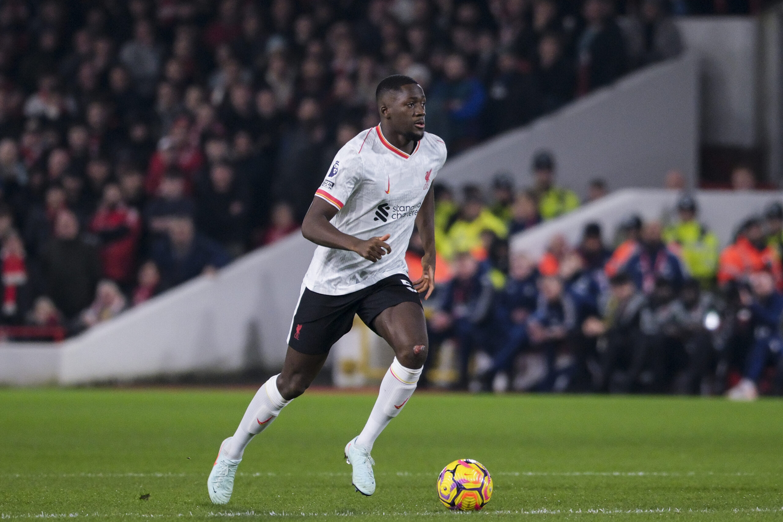 Nottingham, England - January 14th: Ibrahima Konaté of Liverpool during the Premier League 2024/25 football match between Nottingham Forest FC and Liverpool FC at City Ground on January 14th, 2025 in Nottingham, England.  (Paul Bonser / SPP) (Photo by Paul Bonser / SPP/Sipa USA)
2025.01.14 Nottingham
pilka nozna liga angielska
Nottingham Forest FC - Liverpool FC
Foto Paul Bonser / SPP/SIPA USA/PressFocus

!!! POLAND ONLY !!!