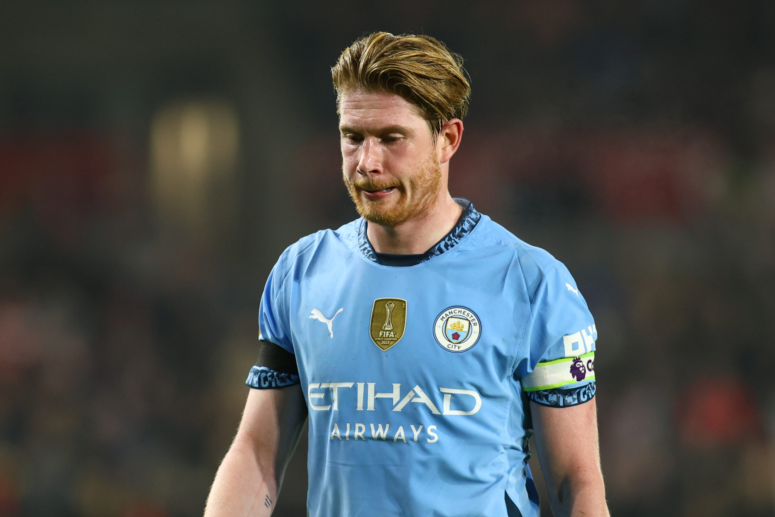 London, England, January 14th 2025: Kevin De Bruyne (17 Manchester City) during the Premier League match between Brentford and Manchester City at Brentford Community Stadium in London, England  (Alexander Canillas/SPP) (Photo by Alexander Canillas/SPP/Sipa USA)
2025.01.14 London
pilka nozna liga angielska
Brentford - Manchester City
Foto Alexander Canillas/SPP/SIPA USA/PressFocus

!!! POLAND ONLY !!!