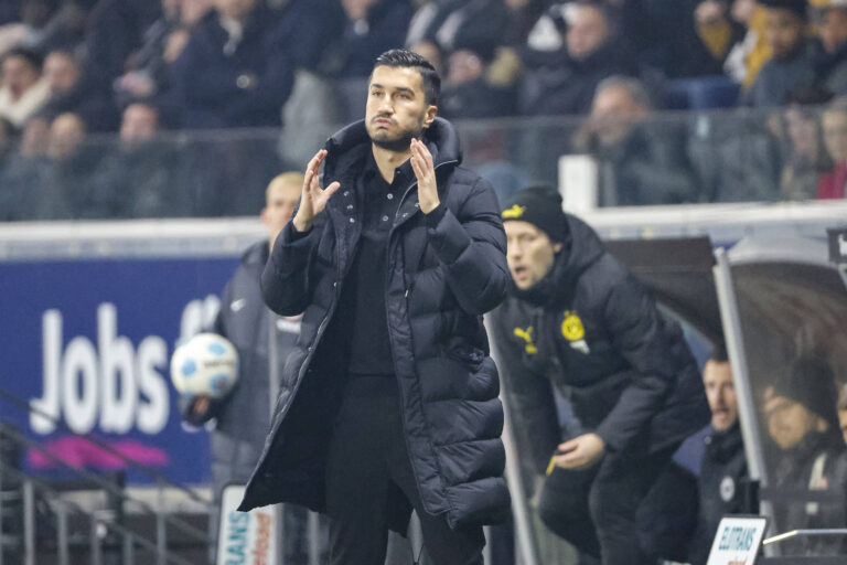 Nuri Sahin BVB Dortmund, Trainer , Fussball, 1. Bundesliga, 18.Spieltag, 2024/2025, Eintracht Frankfurt vs. Borussia Dortmund, 17.01.2025, Deutsche-Bank-Park, Frankfurt am Main, Deutschland DFL REGULATIONS PROHIBIT ANY USE OF PHOTOGRAPHS AS IMAGE SEQUENCES AND/OR QUASI-VIDEO. Frankfurt am Main Deutsche-Bank-Park Hessen Deutschland *** Nuri Sahin BVB Dortmund, Coach , Football, 1 Bundesliga, Matchday 18, 2024 2025, Eintracht Frankfurt vs Borussia Dortmund, 17 01 2025, Deutsche Bank Park, Frankfurt am Main, Germany DFL REGULATIONS PROHIBIT ANY USE OF PHOTOGRAPHS AS IMAGE SEQUENCES AND OR QUASI VIDEO Frankfurt am Main Deutsche Bank Park Hessen Germany Copyright: xGrantxHubbsx
2025.01.17 Frankfurt
pilka nozna liga niemiecka
Eintracht Frankfurt - Borussia Dortmund
Foto IMAGO/PressFocus

!!! POLAND ONLY !!!