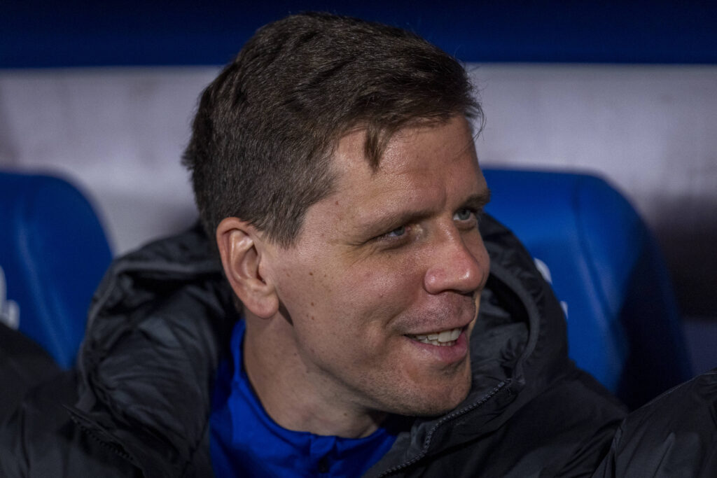 Getafe CF vs FC Barcelona, Barca - La Liga EA Sports 2024/25 Wojciech Szczesny of FC Barcelona seen during the La Liga EA Sports 2024/25 football match between Getafe CF and FC Barcelona at Estadio Coliseum on January 18, 2024 in Getafe, Spain. Getafe Estadio Coliseum Madrid Spain Copyright: xAlbertoxGardinx AGardin_20250118_Football_Liga_Getafe_Barcelona_0025
2025.01.18 Madryt
pilka nozna liga hiszpanska
Getafe - FC Barcelona
Foto IMAGO/PressFocus

!!! POLAND ONLY !!!