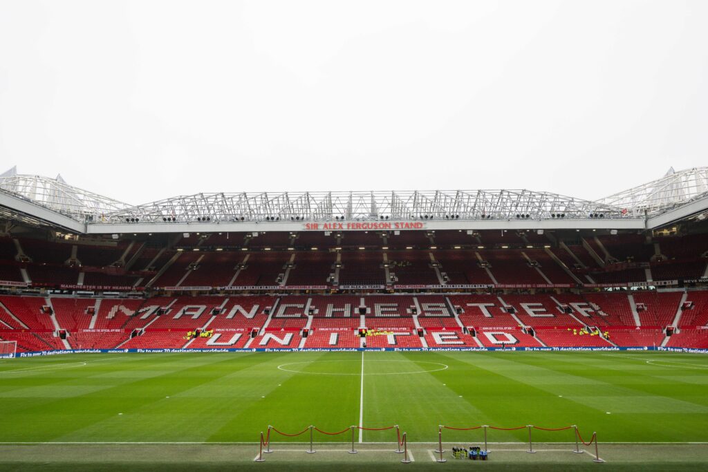 A general view of Old Trafford, Home of Manchester United,during the Premier League match Manchester United vs Brighton and Hove Albion at Old Trafford, Manchester, United Kingdom, 19th January 2025

(Photo by Craig Thomas/News Images) in ,  on 1/19/2025. (Photo by Craig Thomas/News Images/Sipa USA)
2025.01.19 Manchester
pilka nozna liga angielska
Manchester United - Brighton and Hove Albion
Foto News Images/SIPA USA/PressFocus

!!! POLAND ONLY !!!