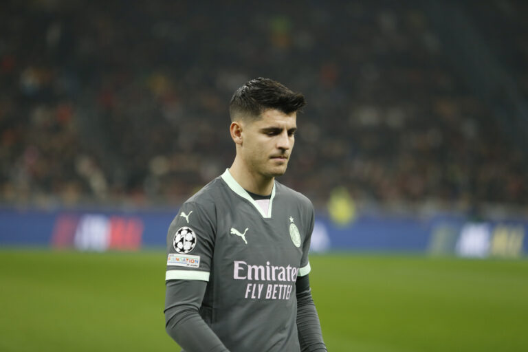 Alvaro Morata of AC Milan during the Uefa Champions League, 2024/25 season, football match between AC Milan and Girona FC on 22 January 2025 at Giuseppe Meazza Stadium, San Siro, Milan, Italy. Photo Nderim Kaceli (Photo by Nderim Kaceli/IPA Sport / ipa-agency.net/IPA/Sipa USA)
2025.01.22 Mediolan
pilka nozna Liga Mistrzow
AC Milan - Girona FC
Foto Nderim Kaceli/IPA Sport/ipa-agency.net/SIPA USA/PressFocus

!!! POLAND ONLY !!!