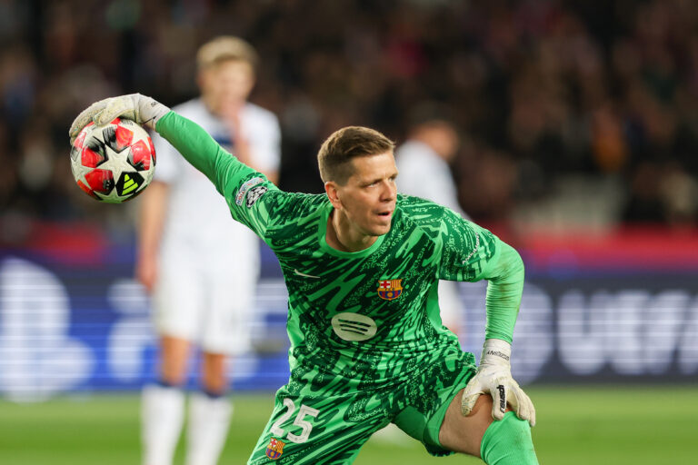 Wojciech Szczesny of FC Barcelona seen in action during the UEFA Champions League match between FC Barcelona and Atalanta Bergamo at Estadio Olimpico. FInal Score; FC Barcelona 2:2 Atalanta Bergamo. (Photo by Grzegorz Wajda / SOPA Images/Sipa USA)
2025.01.29 Barcelona
pilka nozna liga mistrzow
FC Barcelona - Atalanta Bergamo
Foto Grzegorz Wajda/SOPA Images/SIPA USA/PressFocus

!!! POLAND ONLY !!!