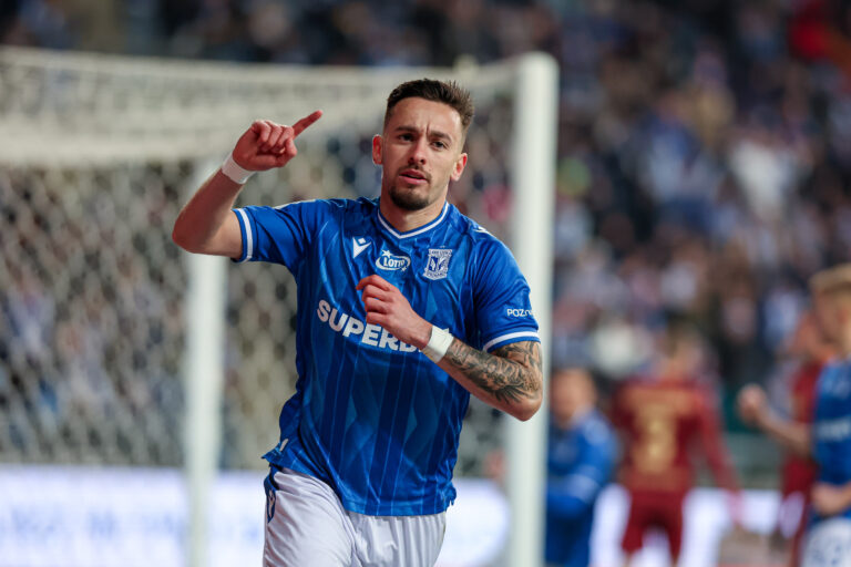 2025.01.31 Poznan
Pilka nozna Ekstraklasa sezon 2024/2025
Lech Poznan - Widzew Lodz
N/z Afonso Sousa gol radosc bramka
Foto Pawel Jaskolka / PressFocus

2025.01.31 Poznan
Football Polish Ekstraklasa season 2024/2025
Lech Poznan - Widzew Lodz
Credit: Pawel Jaskolka / PressFocus