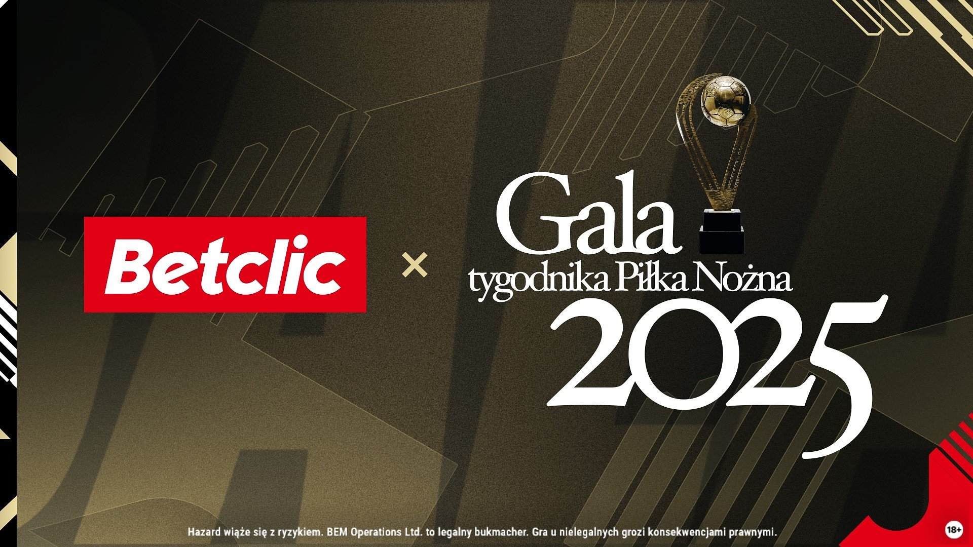 Betclic sponsorem Gali Tygodnika „Piłka Nożna” 2025