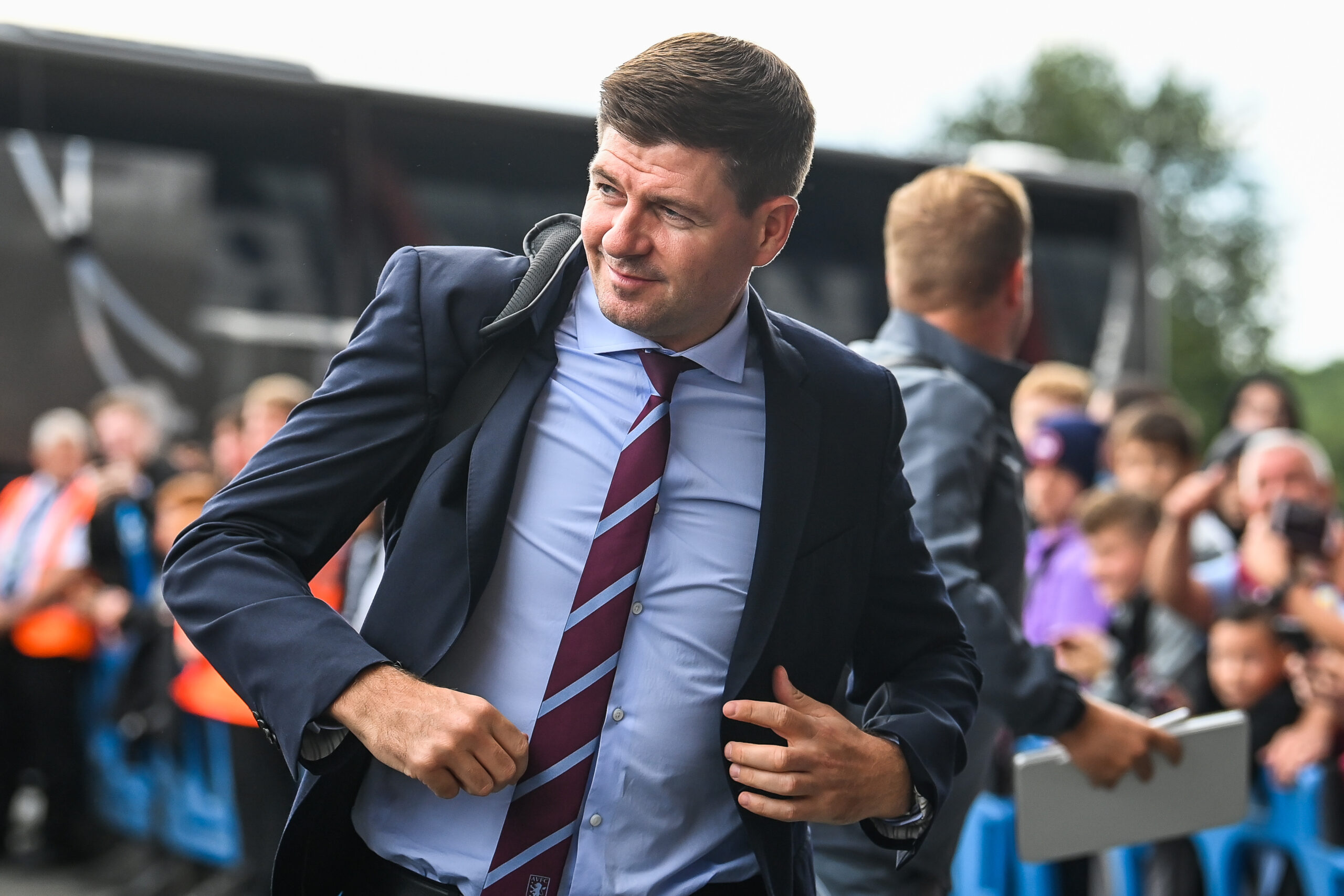 Steven Gerrard manager of Aston Villa arrives at the University of Bolton Stadium, Home of Bolton Wanderers in , on 8/23/2022. (Photo by Craig Thomas/News Images/Sipa USA)
2022.08.23
pilka nozna liga angielska
Bolton Wanderers - Aston Villa
Foto Craig Thomas/News Images/SIPA USA/PressFocus
!!! POLAND ONLY !!!
