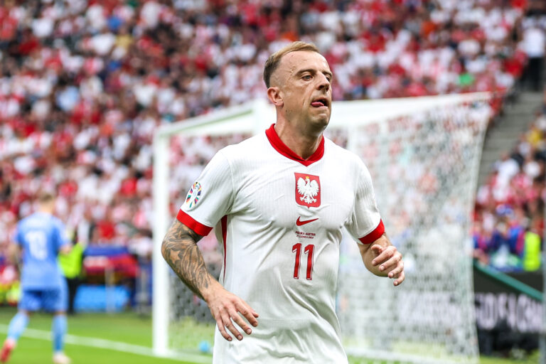 2024.06.21 Berlin Olympiastadion
Pilka nozna UEFA Euro 2024 Mistrzostwa Europy grupa D
Polska - Austria
N/z Kamil Grosicki
Foto Szymon Gorski / PressFocus

2024.06.21 Berlin Olympiastadion
Football  UEFA Euro 2024 European Championship group D Poland Austria
Polska - Austria
Kamil Grosicki
Credit: Szymon Gorski / PressFocus