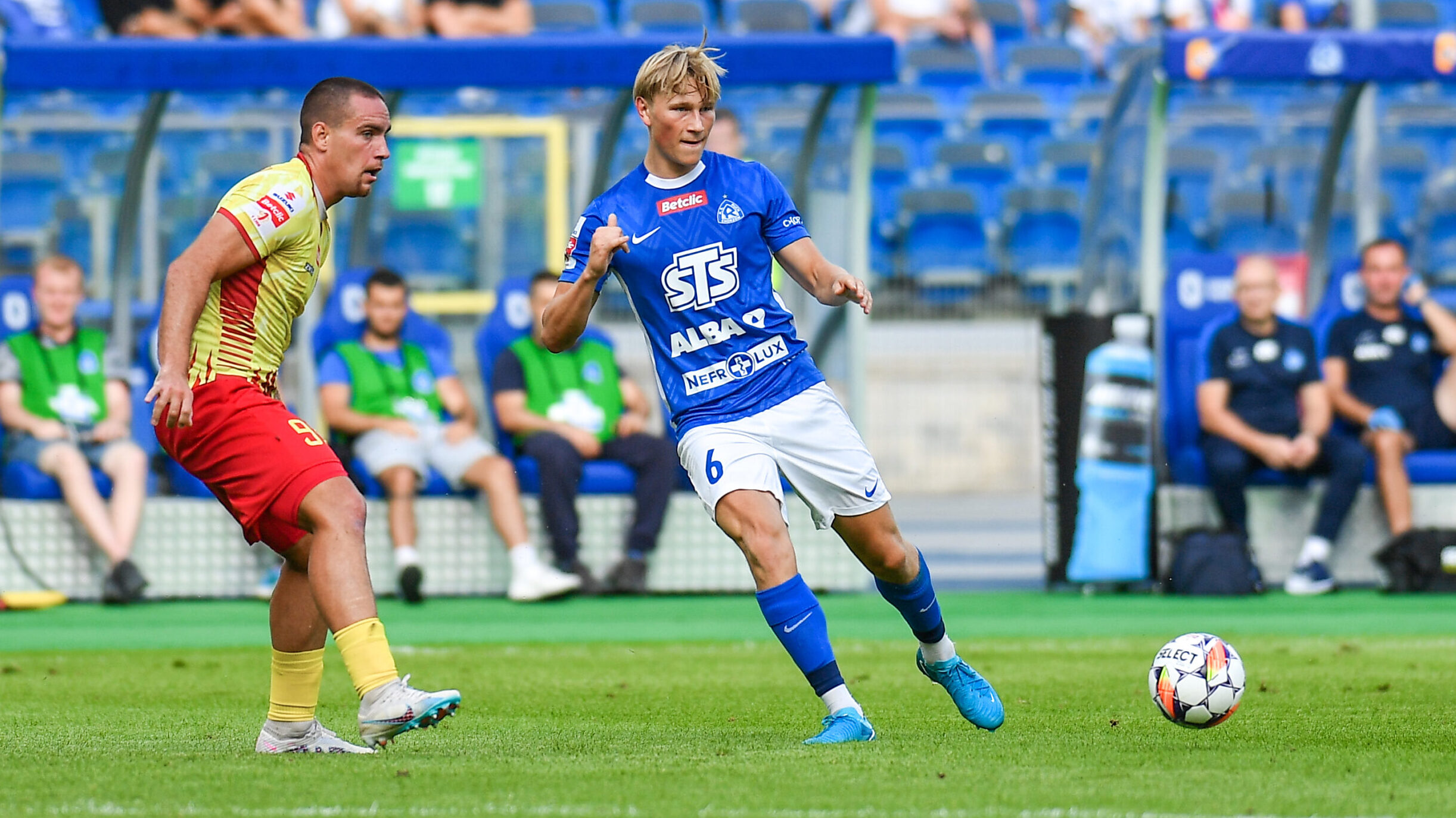 2024.07.28 Chorzow
Pilka nozna Pierwsza Liga Betclic 1 Liga Sezon 2024/2025
Ruch Chorzow - Znicz Pruszkow
N/z Mateusz Chmarek
Foto Marcin Bulanda / PressFocus

2024.07.28 Chorzow
Football Polish Betclic First I League Season 2024/2025
Ruch Chorzow - Znicz Pruszkow
Mateusz Chmarek
Credit: Marcin Bulanda / PressFocus