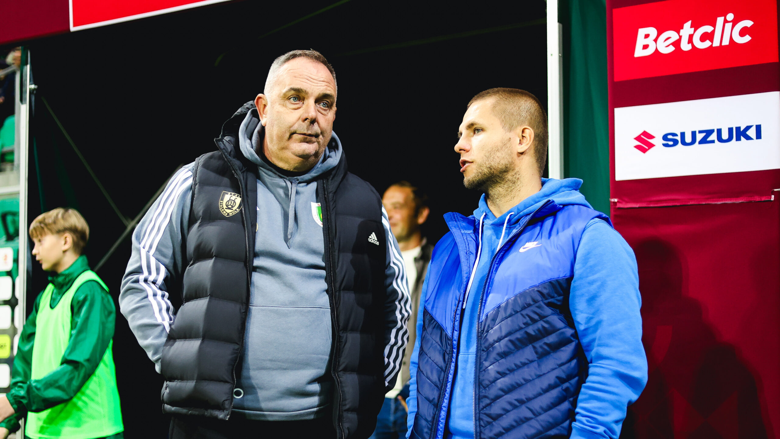 2024.09.29 Stalowa Wola
Pilka nozna, Betclic 1 liga sezon 2024/2025
Stal Stalowa Wola - Ruch Chorzow
N/z Ireneusz Pietrzykowski Dawid Szulczek
Foto Marta Badowska / PressFocus

2024.09.29 Stalowa Wola
Football, Polish first league season 2024/2025
Ireneusz Pietrzykowski Dawid Szulczek
Credit: Marta Badowska / PressFocus