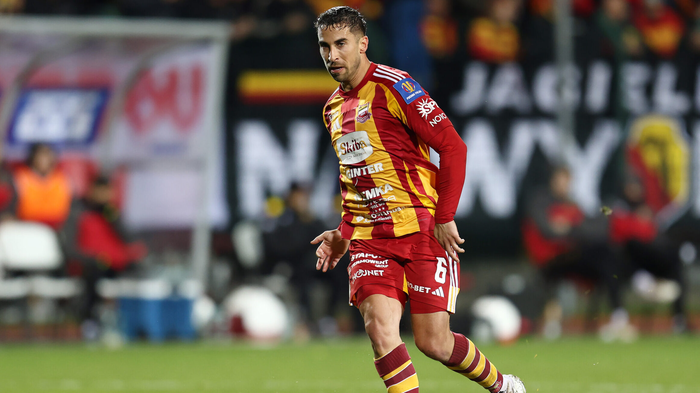 2024.10.30 Chojnice Pilka Nozna Puchar Polski sezon 2024/2025 Mecz Chojniczanka Chojnice - Jagiellonia Bialystok N/z Joao Guilherme Foto Piotr Matusewicz / PressFocus

2024.10.30 Chojnice
Football Polish Cup season 2024/2025
Chojniczanka Chojnice - Jagiellonia Bialystok
Joao Guilherme
Credit: Piotr Matusewicz / PressFocus