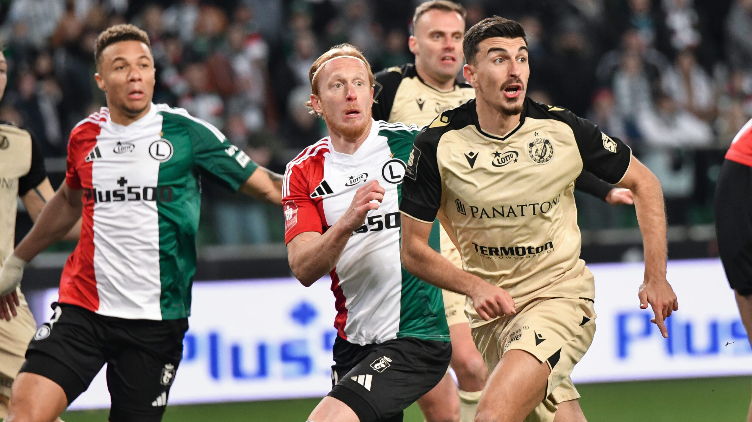 2024.11.03 Warszawa
pilka nozna PKO Ekstraklasa sezon 2024/2025
Legia Warszawa - Widzew Lodz
N/z Steve Kapuadi Radovan Pankov Juljan Shehu
Foto Pawel Bejnarowicz / PressFocus

2024.11.03 Warsaw
Football - Polish PKO Ekstraklasa season 2024/2025
Legia Warszawa - Widzew Lodz
Steve Kapuadi Radovan Pankov Juljan Shehu
Credit: Pawel Bejnarowicz / PressFocus