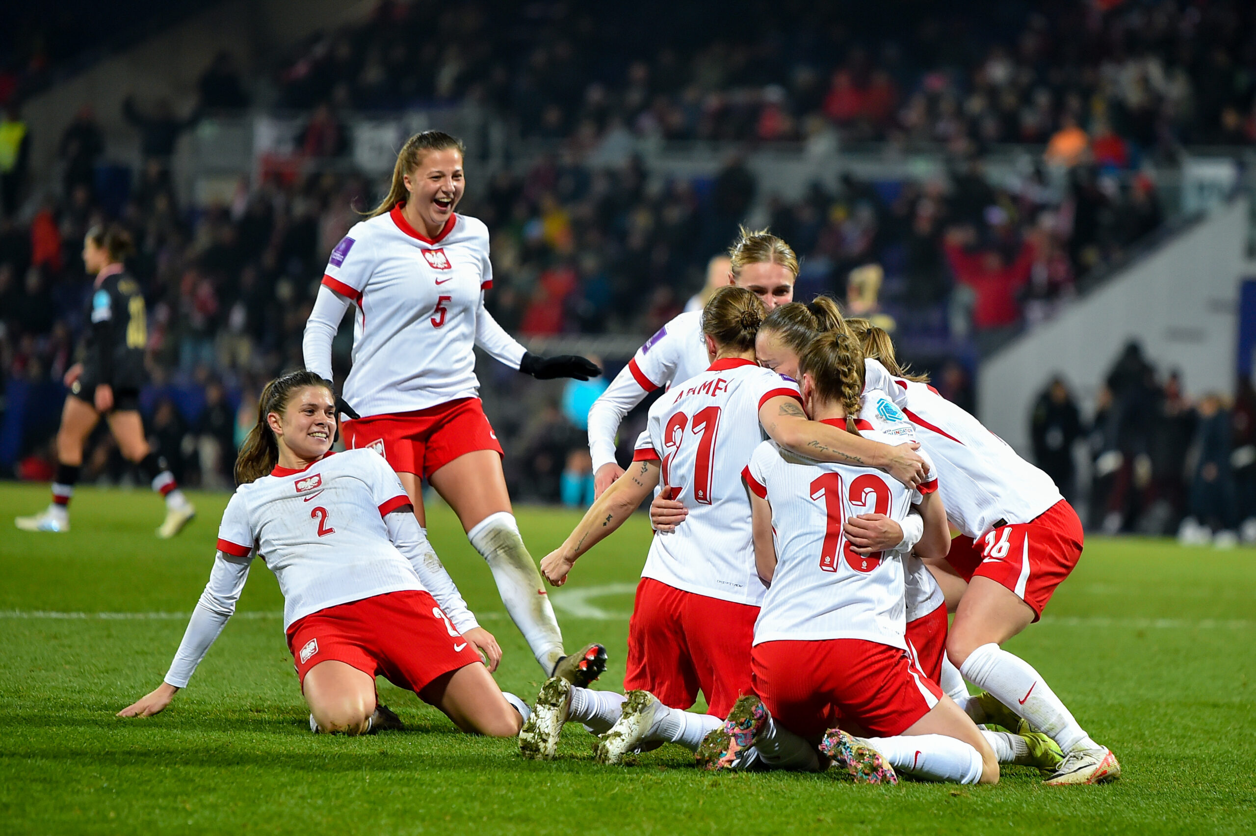 2024.12.03 Wieden
pilka nozna kobiet kwalifikacje Mistrzostw Europy Euro 2025
Austria - Polska
N/z bramka gol radosc Ewa Pajor
Foto Lukasz Laskowski / PressFocus

2024.12.03 Vienna
Football UEFA WomenÕs European Qualifiers Euro 2025
Austria vs Poland
bramka gol radosc Ewa Pajor
Credit: Lukasz Laskowski / PressFocus
