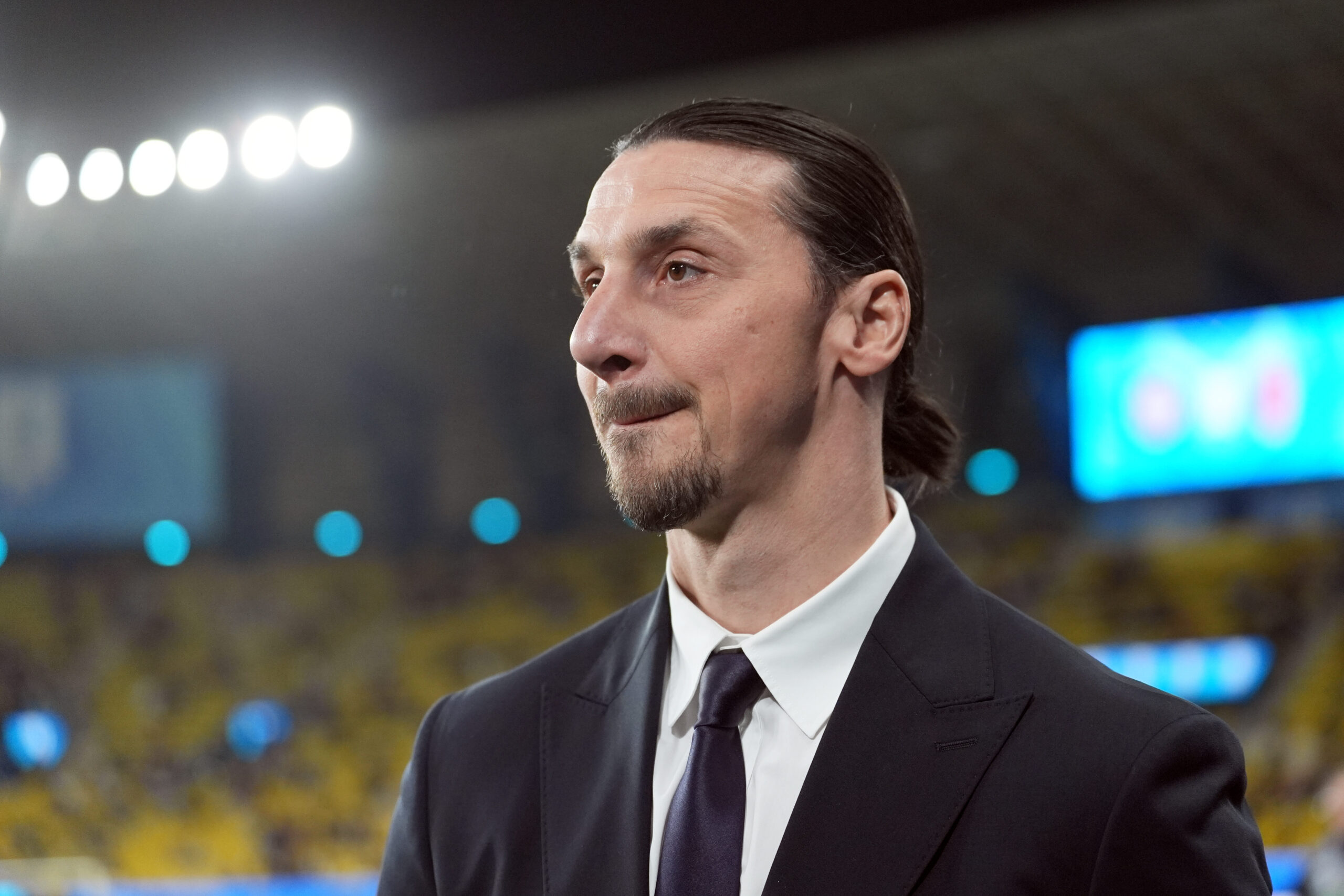Milan&#039;s Zlatan Ibrahimovic  at the EA Sports FC italian Supercup 2024/2025 final match between Internazionale and Milan at Al-Awwal Park Stadium in Riyadh, Saudi Arabia - Sport, Soccer -  Monday January 6, 2025 (Photo by Massimo Paolone/LaPresse) (Photo by Massimo Paolone/LaPresse/Sipa USA)
2025.01.06 Riyadh
pilka nozna superpuchar wloch
Inter Mediolan - A.C. Milan
Foto Massimo Paolone/LaPresse/SIPA USA/PressFocus

!!! POLAND ONLY !!!