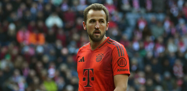 18.01.2025, Allianz Arena, Munchen, GER, 1.FBL, FC Bayern Munchen vs VfL Wolfsburg , 
DFL  regulations prohibit any use of photographs as image sequences and/or quasi-video.
im Bild
Harry Kane (Munchen)//BRATICHASAN_sipa.04484/Credit:Hasan Bratic/SIPA/2501201058

18.01.2025 MUNICH
pilka nozna liga niemiecka
Bayern Monachium - VfL Wolfsburg
Foto Hasan Bratic/SIPA / Sipa / PressFocus 
POLAND ONLY!!