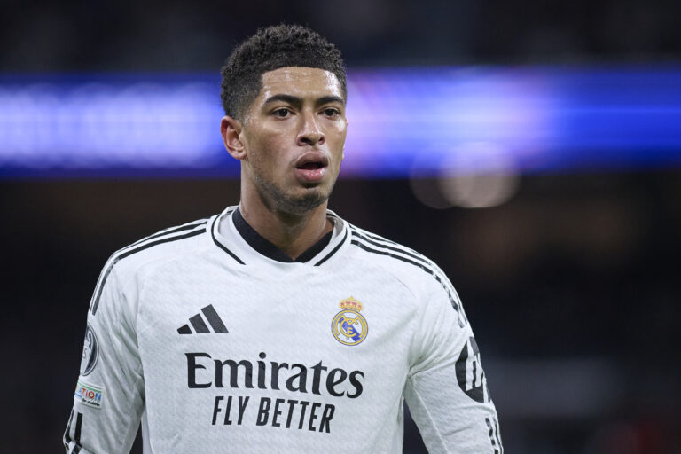 Real Madrid CF&#039;s Jude Bellingham during Champions League 2024/2025 match. January 22,2025. (ALTERPHOTOS/Ropero)
2025.01.22 Madryt
pilka nozna , Liga Mistrzow
Real Madryt - FC Salzburg
Foto Ropero/Alter Photos/SIPA USA/PressFocus

!!! POLAND ONLY !!!