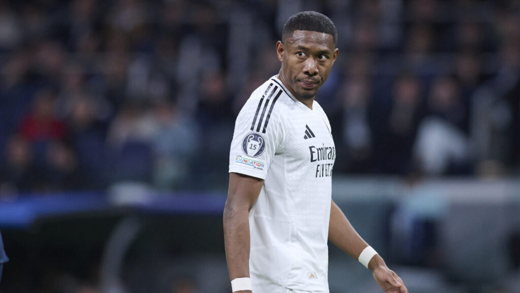 Real Madrid CF&#039;s David Alaba during Champions League 2024/2025 match. January 22,2025. (ALTERPHOTOS/Ropero)
2025.01.22 Madryt
pilka nozna , Liga Mistrzow
Real Madryt - FC Salzburg
Foto Ropero/Alter Photos/SIPA USA/PressFocus

!!! POLAND ONLY !!!