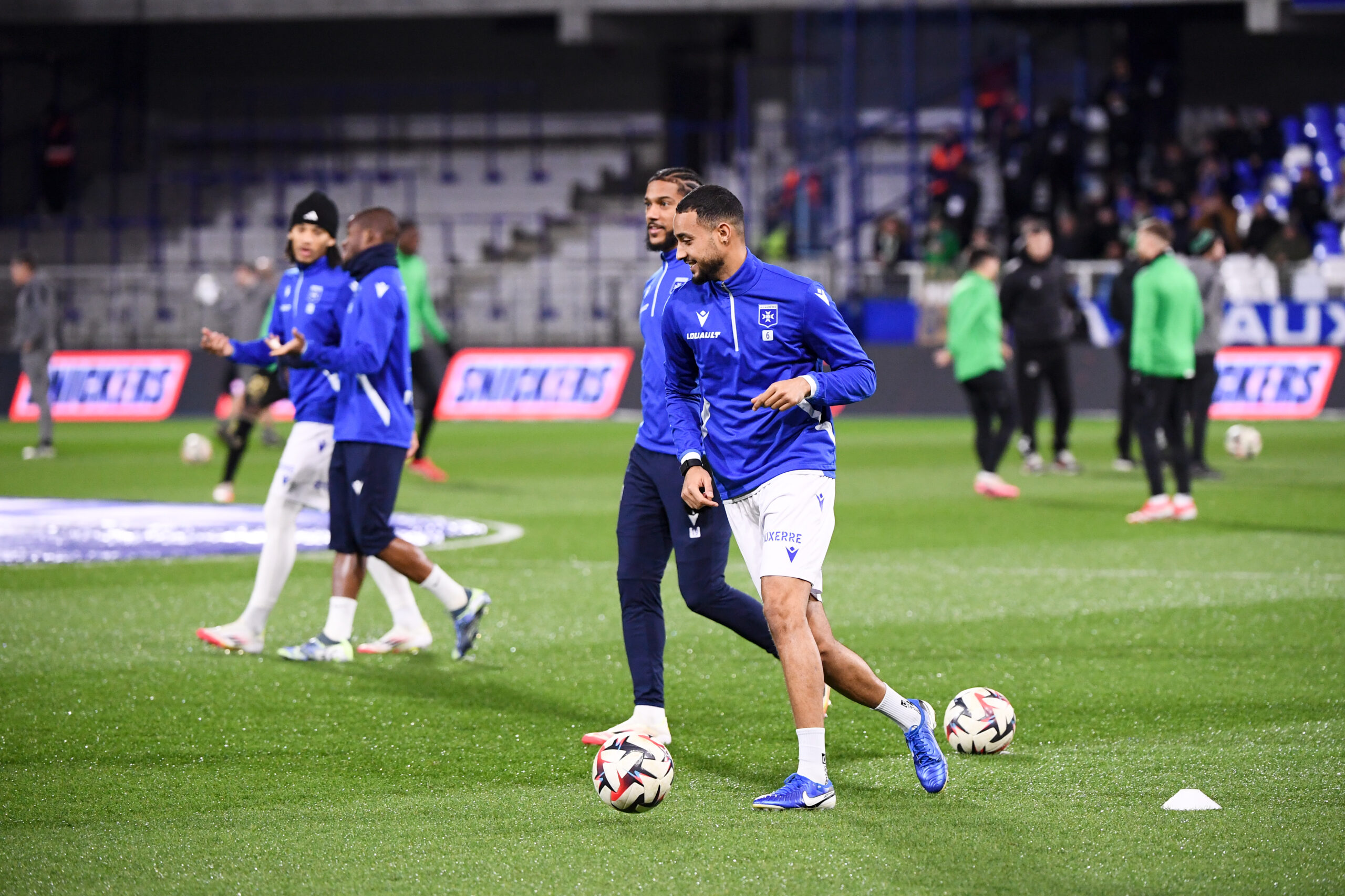 06 Saad AGOUZOUL (aja) during the Ligue 1 MCDonald&#039;s match between Auxerre and Saint Etienne at Stade Abbe Deschamps on January 24, 2025 in Auxerre, France. (Photo by Philippe Lecoeur/FEP/Icon Sport/Sipa USA)
2025.01.24 Auxerre
pilka nozna liga francuska
AJ Auxerre - AS Saint-Etienne
Foto Philippe Lecoeur/FEP/Icon Sport/SIPA USA/PressFocus

!!! POLAND ONLY !!!