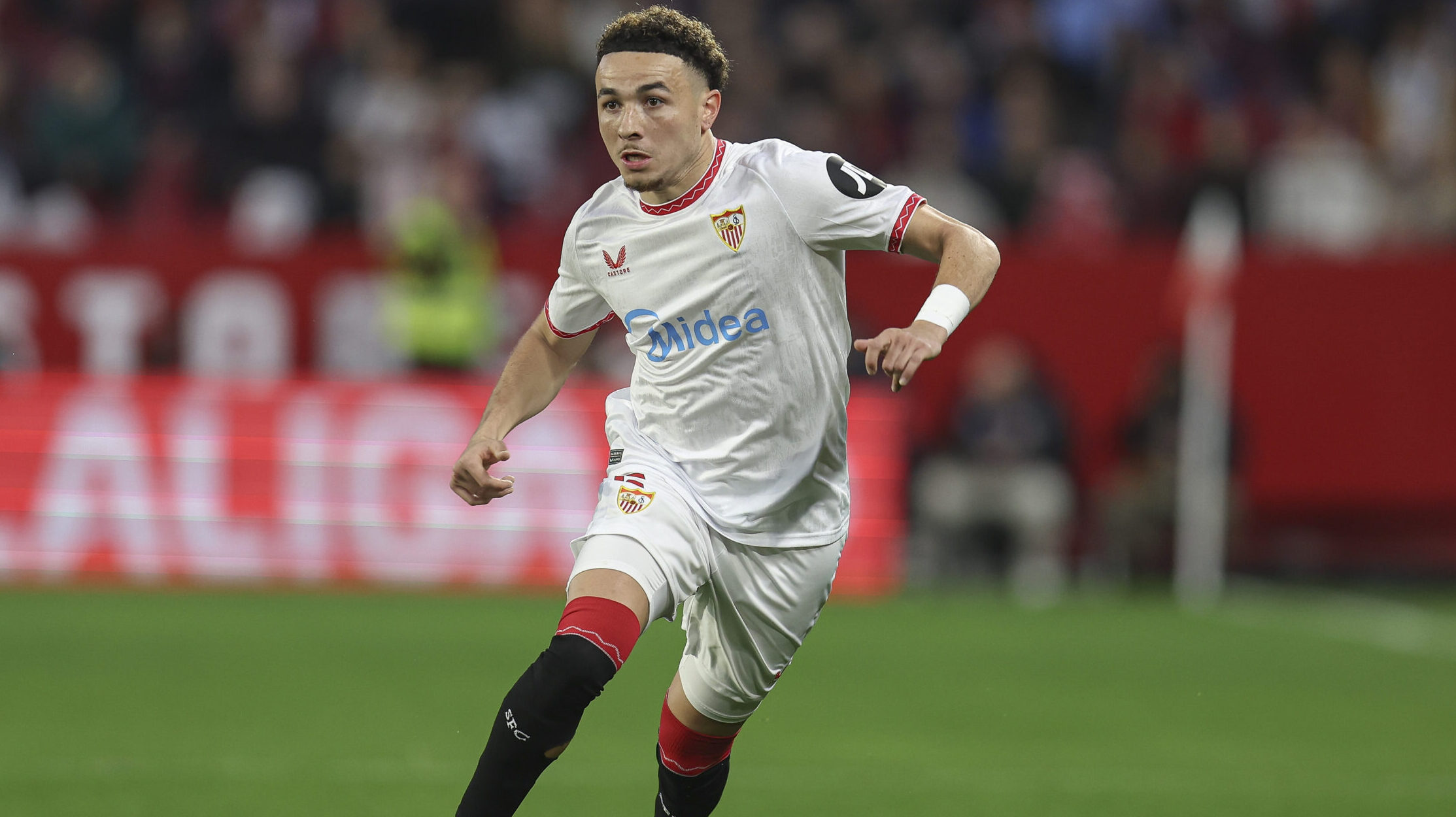 Ruben Vargas of Sevilla FC  during the La Liga match between Sevilla FC and RCD Espanyol played at Ramon Sanchez Pizjuan Stadium on January 25, 2024 in Sevilla, Spain. (Photo by Antonio Pozo / PRESSINPHOTO)
2025.01.25 Sewilla
pilka nozna liga hiszpanska
Sevilla FC - RCD Espanyol Barcelona
Foto Antonio Pozo/PRESSINPHOTO/SIPA USA/PressFocus

!!! POLAND ONLY !!!