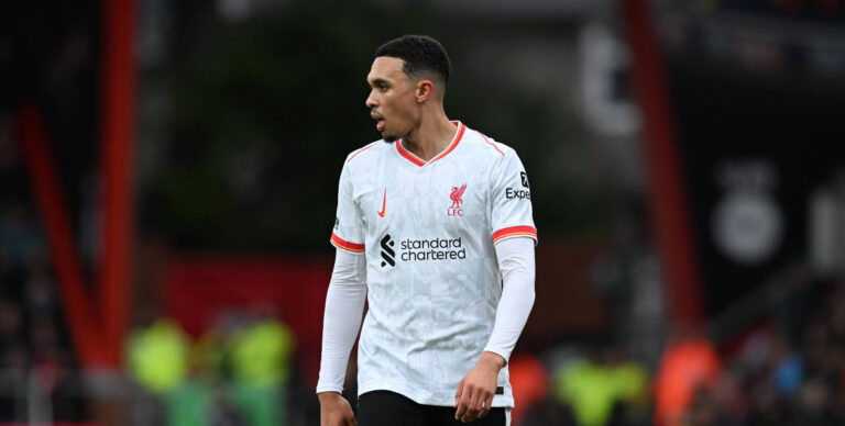 Bournemouth v Liverpool Premier League 01/02/2025. Trent Alexander-Arnold 66 of Liverpool during the Premier League match between Bournemouth and Liverpool at the Vitality Stadium, Bournemouth, England on 1 February 2025. Bournemouth Vitality Stadium Dorset England Editorial use only DataCo restrictions apply See www.football-dataco.com , Copyright: xGrahamxHuntx PSI-21386-0277
2025.02.01 Bournemouth
pilka nozna liga angielska
AFC Bournemouth - Liverpool
Foto IMAGO/PressFocus

!!! POLAND ONLY !!!