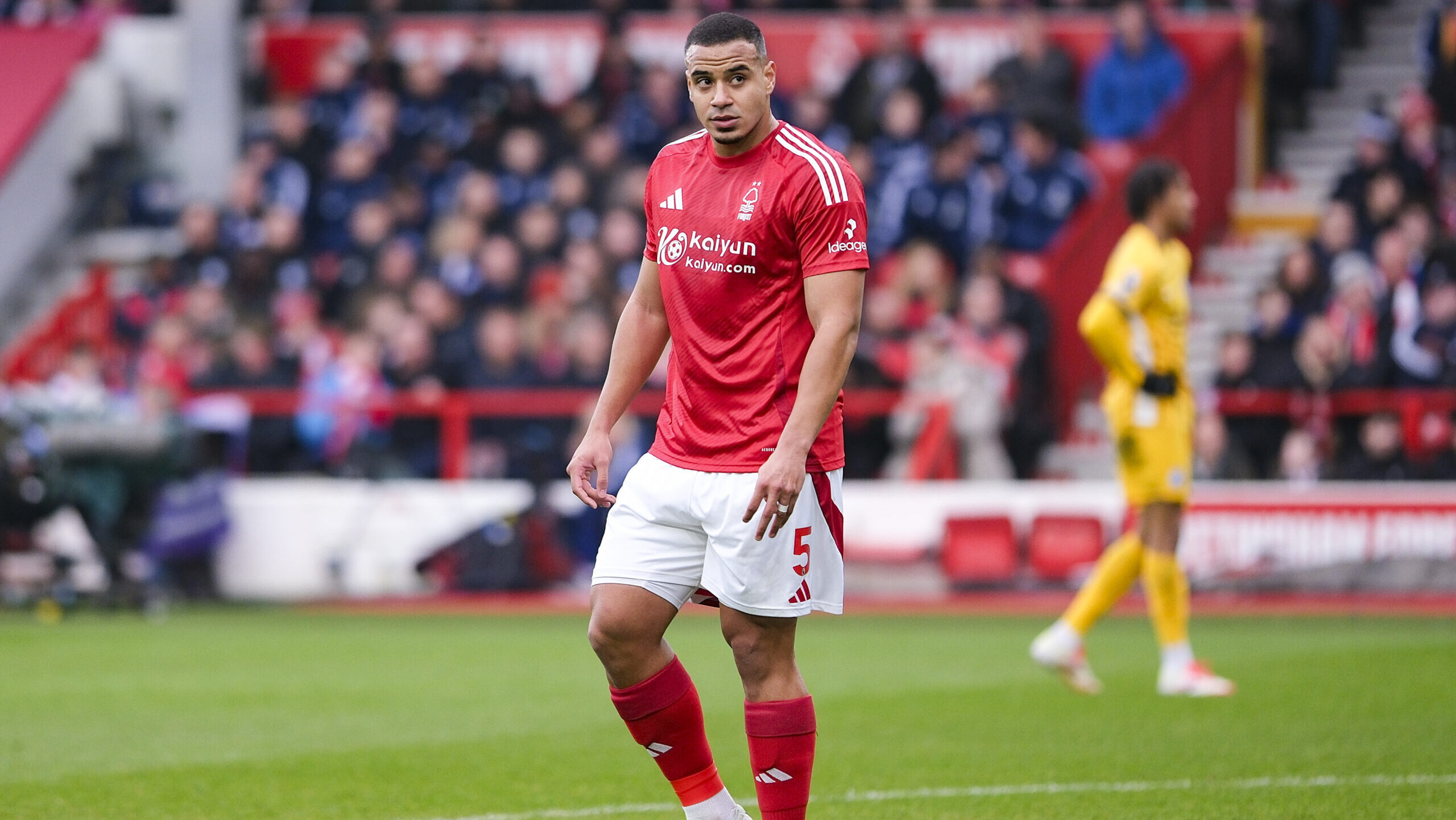 The City Ground NOTTINGHAM, ENGLAND - FEBRUARY 01: Murillo Santiago of Nottingham Forest walks in the field during the Premier League 2024/25 Matchweek 24 match between Nottingham Forest FC and Brighton at The City Ground Stadium, on February 01, 2025 in Nottingham, England.  (Paul Bonser / SPP) (Photo by Paul Bonser / SPP/Sipa USA)
2025.02.01 Nottingham
pilka nozna 
Nottingham Forest FC - Brighton
Foto SPP/SIPA USA/PressFocus

!!! POLAND ONLY !!!