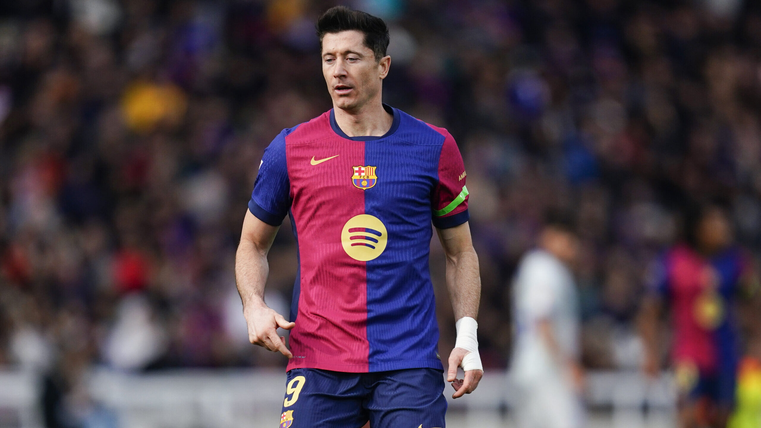 Robert Lewandowski of FC Barcelona during the La Liga EA Sports match between FC Barcelona and Deportivo Alaves played at Lluis Companys Stadium on February 2, 2024 in Barcelona, Spain. (Photo by Sergio Ruiz / Imago)  (Photo by pressinphoto/Sipa USA)
2025.02.02 Barcelona
pilka nozna liga hiszpanska
FC Barcelona - Deportivo Alaves
Foto Sergio Ruiz/Imago/PRESSINPHOTO/SIPA USA/PressFocus

!!! POLAND ONLY !!!