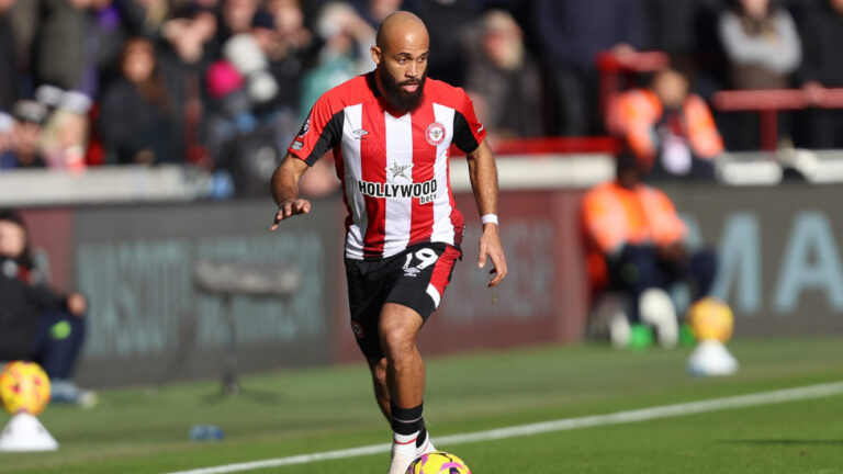 London England, February 2nd 2025: Bryan Mbeumo (19 Brentford) during the Premier League match between Brentford and Tottenham Hotspur at the Gtech Community Stadium in London, England
  (Alexander Canillas/SPP) (Photo by Alexander Canillas/SPP/Sipa USA)
2025.02.02 London
pilka nozna liga angielska
Brentford - Tottenham Hotspur 
Foto Alexander Canillas/SPP/SIPA USA/PressFocus

!!! POLAND ONLY !!!