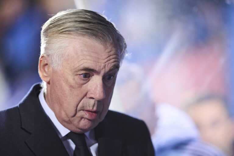 Spanish King Cup (Copa del Rey) soccer match Leganes vs Real Madrid at Butarque Stadium in Leganes, Madrid, Spain 04 February 2025
Ancelotti

(Photo by Cordon Press/Sipa USA)
2025.02.05 Leganes
pilka nozna Puchar Krola
CD Leganes - Real Madryt
Foto Cordon Press/SIPA USA/PressFocus

!!! POLAND ONLY !!!