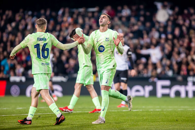 2025.02.06 Walencja
Pilka nozna, Hiszpania, Puchar Krola, cwiercfinal
Valencia CF - FC Barcelona
N/z {persons}
Foto Mateusz Porzucek PressFocus

2025.02.06 Walencja
Football, Spain, Copa del Rey, 2024/2025 season
Valencia CF - FC Barcelona
{persons}
Credit: Mateusz Porzucek PressFocus