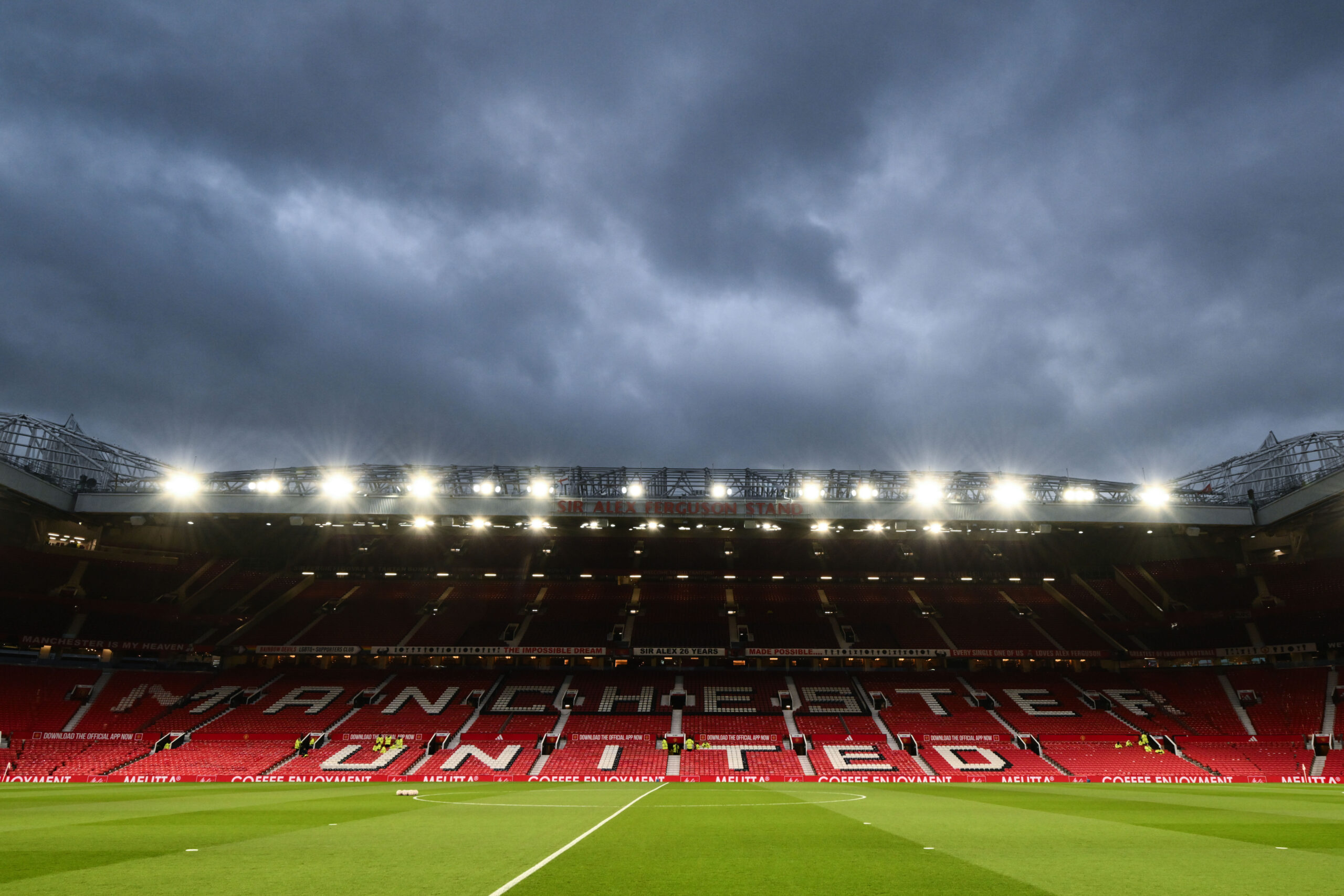 A general view inside of Old Trafford, home of Manchester United ahead of the Emirates FA Cup Fourth Round match Manchester United vs Leicester City at Old Trafford, Manchester, United Kingdom, 7th February 2025
(Photo by Craig Thomas/News Images) in Manchester, United Kingdom on 2/7/2025. (Photo by Craig Thomas/News Images/Sipa USA)
2025.02.07 Manchester
pilka nozna Puchar Anglii
Manchester United - Leicester City
Foto Craig Thomas/News Images/SIPA USA/PressFocus
!!! POLAND ONLY !!!
