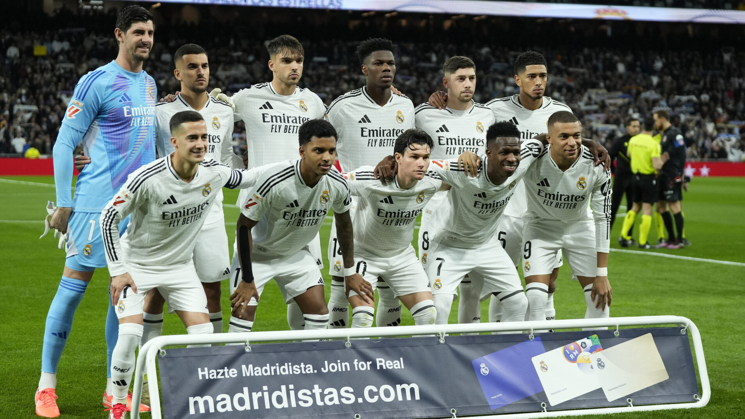 Real Madrid CF group photo during the La Liga EA Sports match between Real Madrid and Atlético de Madrid played at Santiago Bernabeu Stadium on 8 February, 2025 in Madrid, Spain. (Photo by Cesar Cebolla / PRESSINPHOTO)
2025.02.08 Madrid
pilka nozna liga hiszpanska
Real Madryt - Atletico Madryt
Foto pressinphoto/SIPA USA/PressFocus

!!! POLAND ONLY !!!