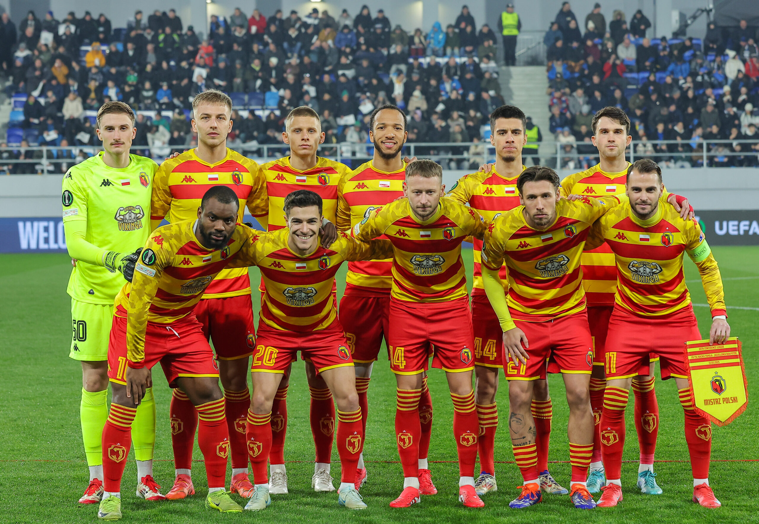 2025.02.13 Backa Topola
Pilka nozna Liga Konferencji Europy UEFA Sezon 2024/2025
TSC Backa Topola - Jagiellonia Bialystok
N/z zdjecie druzynowe Jagiellonia
Foto Pedja Milosavljevic / PressFocus

2025.02.13 Backa Topola
Football UEFA Europa Conference League Season 2024/2025
TSC Backa Topola - Jagiellonia Bialystok
zdjecie druzynowe Jagiellonia
Credit: Pedja Milosavljevic / PressFocus